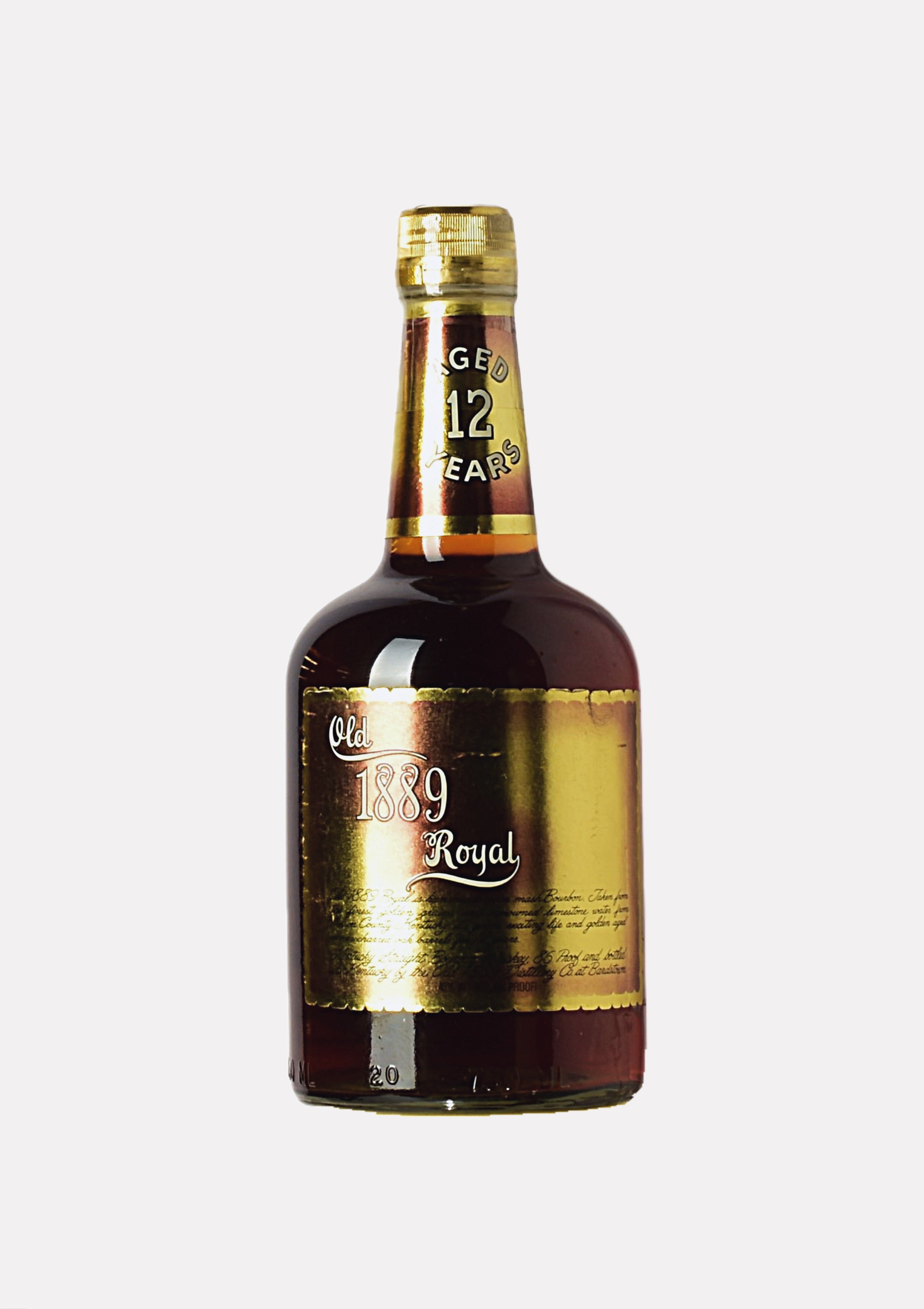 オールド 1889 ロイヤル12年 バーボン 750ml 43° OLD 1889 ROYAL ケンタッキー・ストレート・バーボン 古酒 m - 飲料