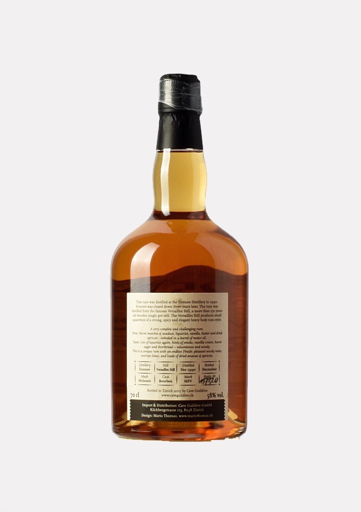 Enmore Demerara Rum 1990 25 Jahre