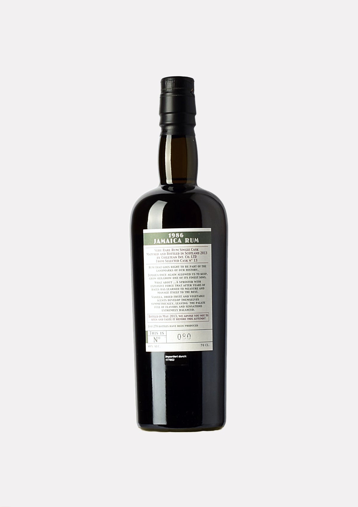 Samaroli Jamaica Rum 1986- 2013 27 Jahre Cask No. 13