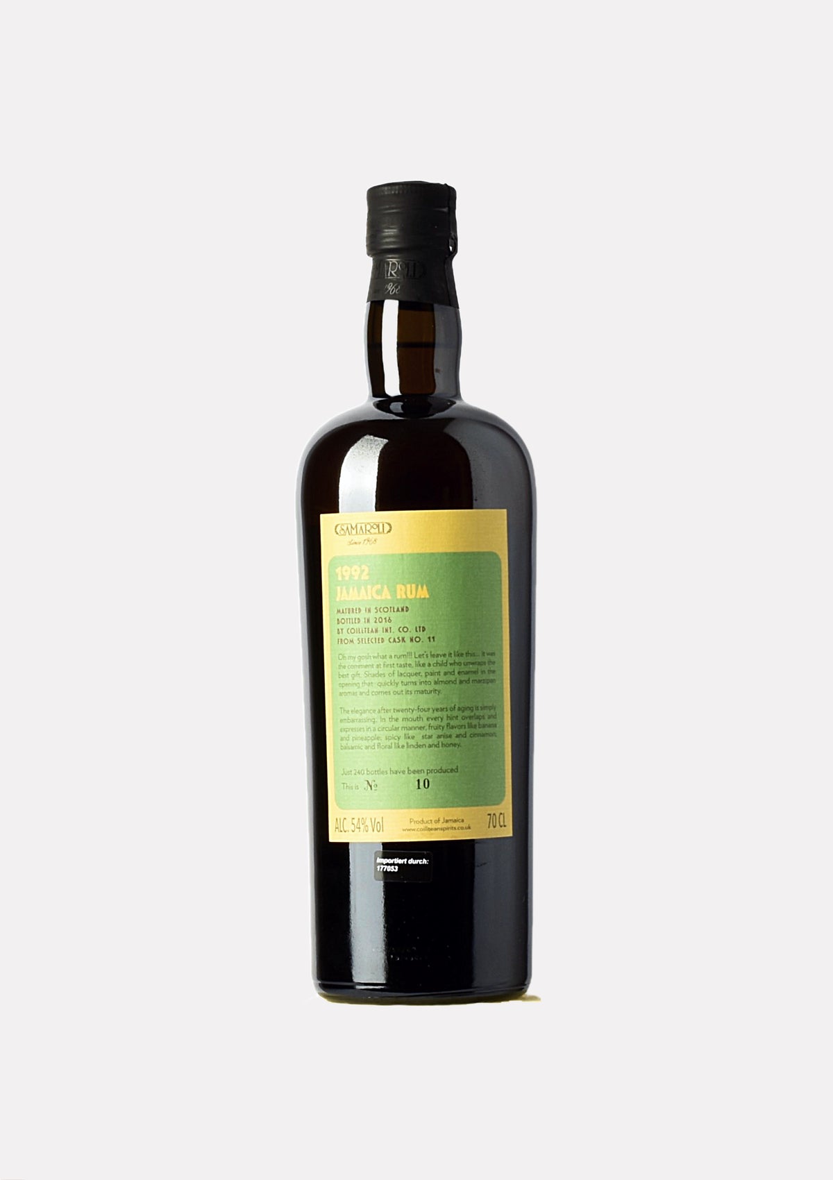 Samaroli Jamaica Rum 1992- 2016 24 Jahre Cask No. 11