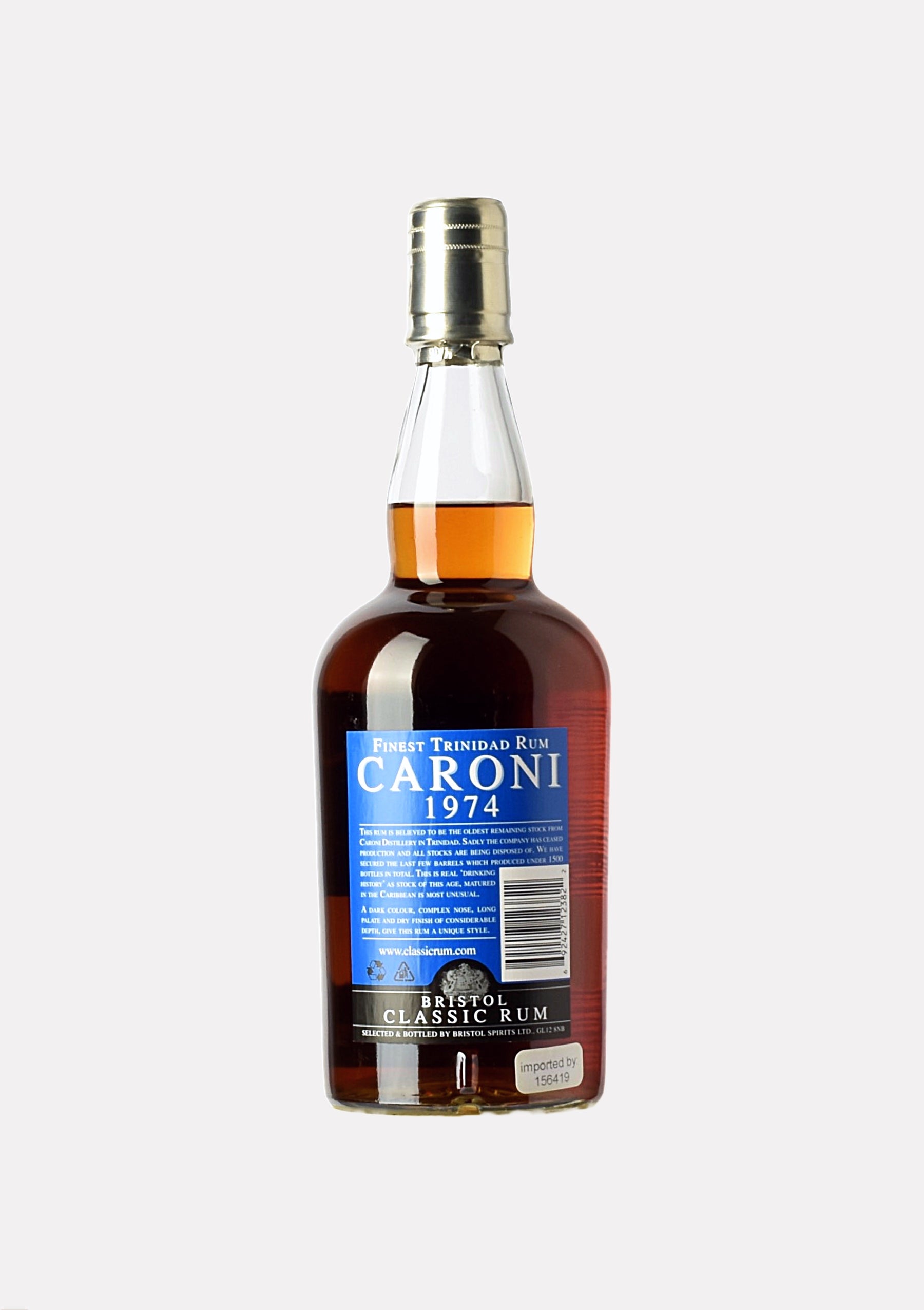 Caroni Bristol Classic Rum 1974- 2008 34 Jahre