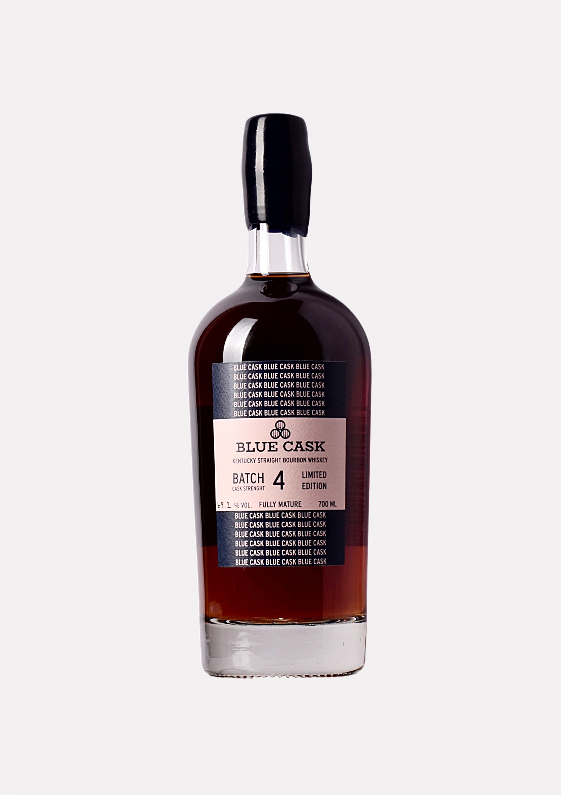 Blue Cask 12+ 3 Jahre Nachgereift im Cognac Cask Kentucky Straight Bourbon Whiskey Limited Edition Batch 4