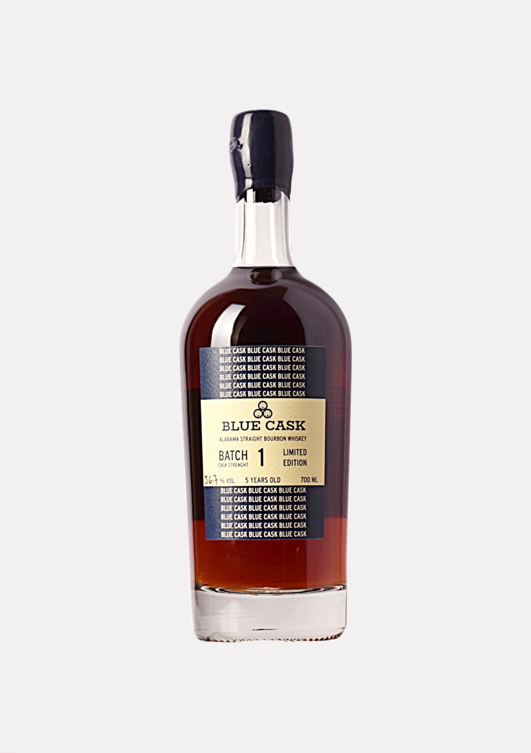 Blue Cask Alabama Straight Bourbon Whiskey 5 Jahre Batch 1