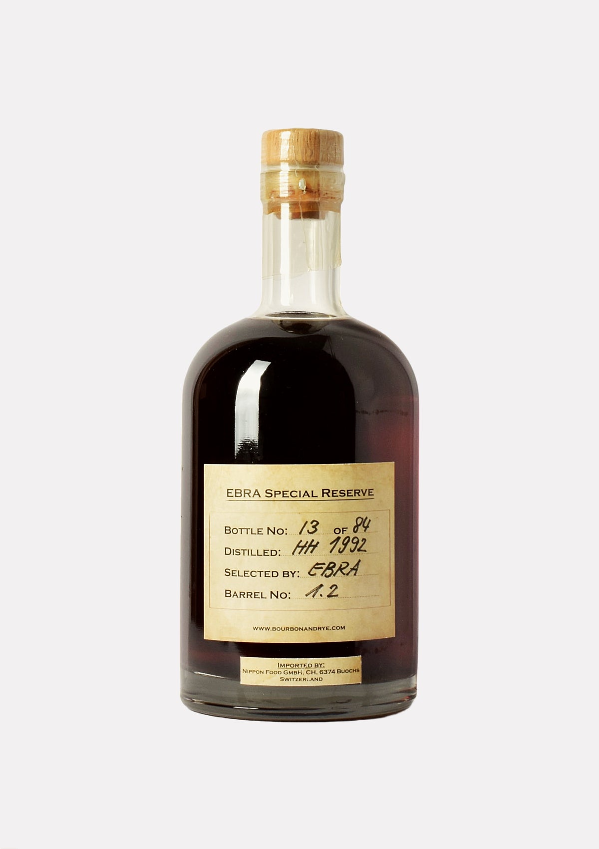 EBRA Straight Bourbon Whiskey 1.2 18 Jahre (Nur zur Abholung möglich)