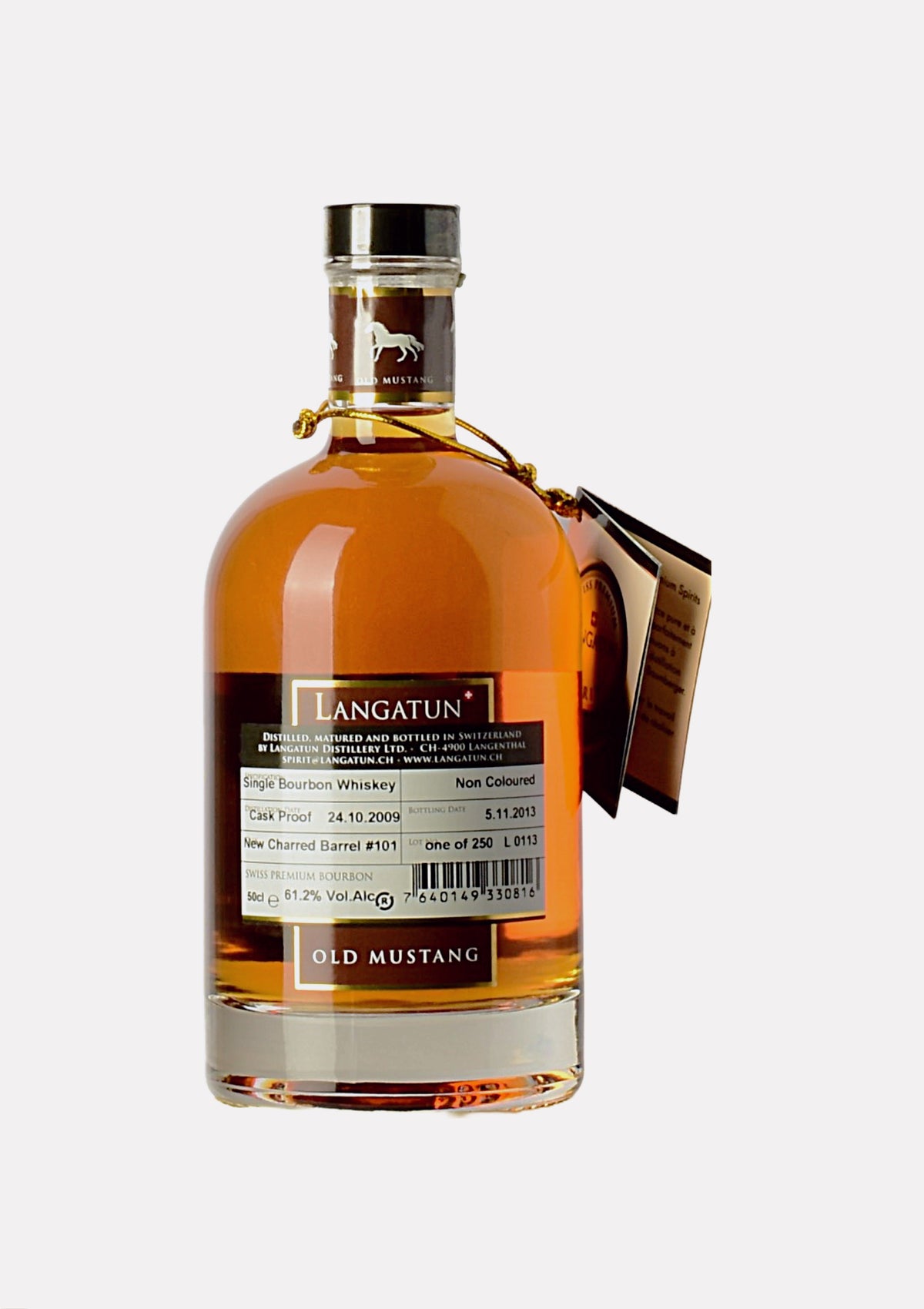Langatun Old Mustang Bourbon Whiskey 2009- 2013