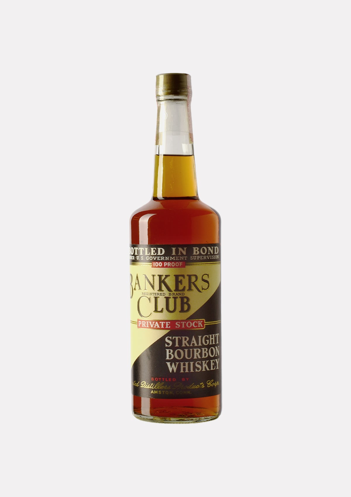 Bankers Club Private Stock Straight Bourbon Whiskey