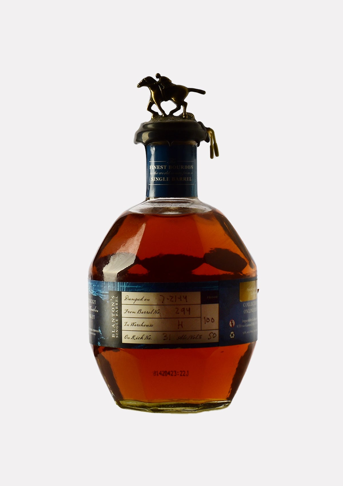 Blanton`s Single Barrel Collection 2015 B:7.21.2014/ BN:294 „L“