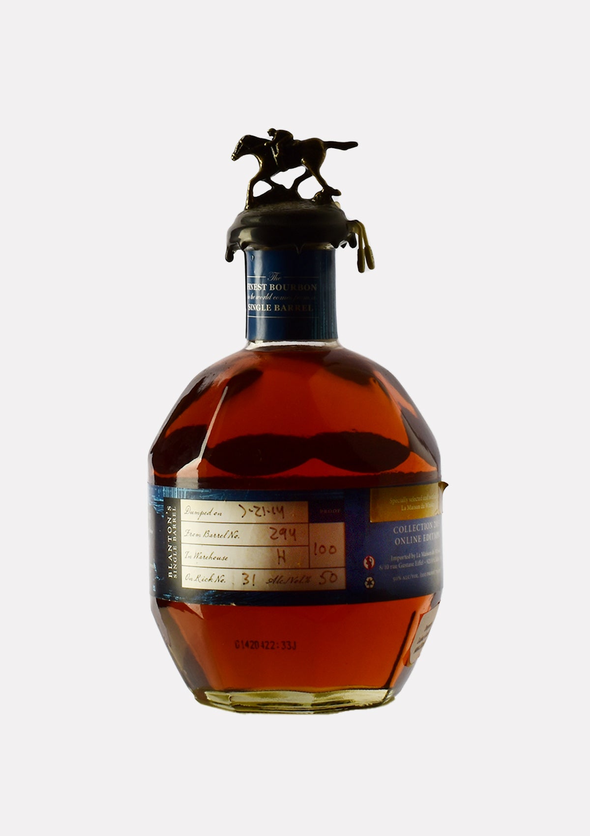 Blanton`s Single Barrel Collection 2015 B:7.21.2014/ BN:294 „N“