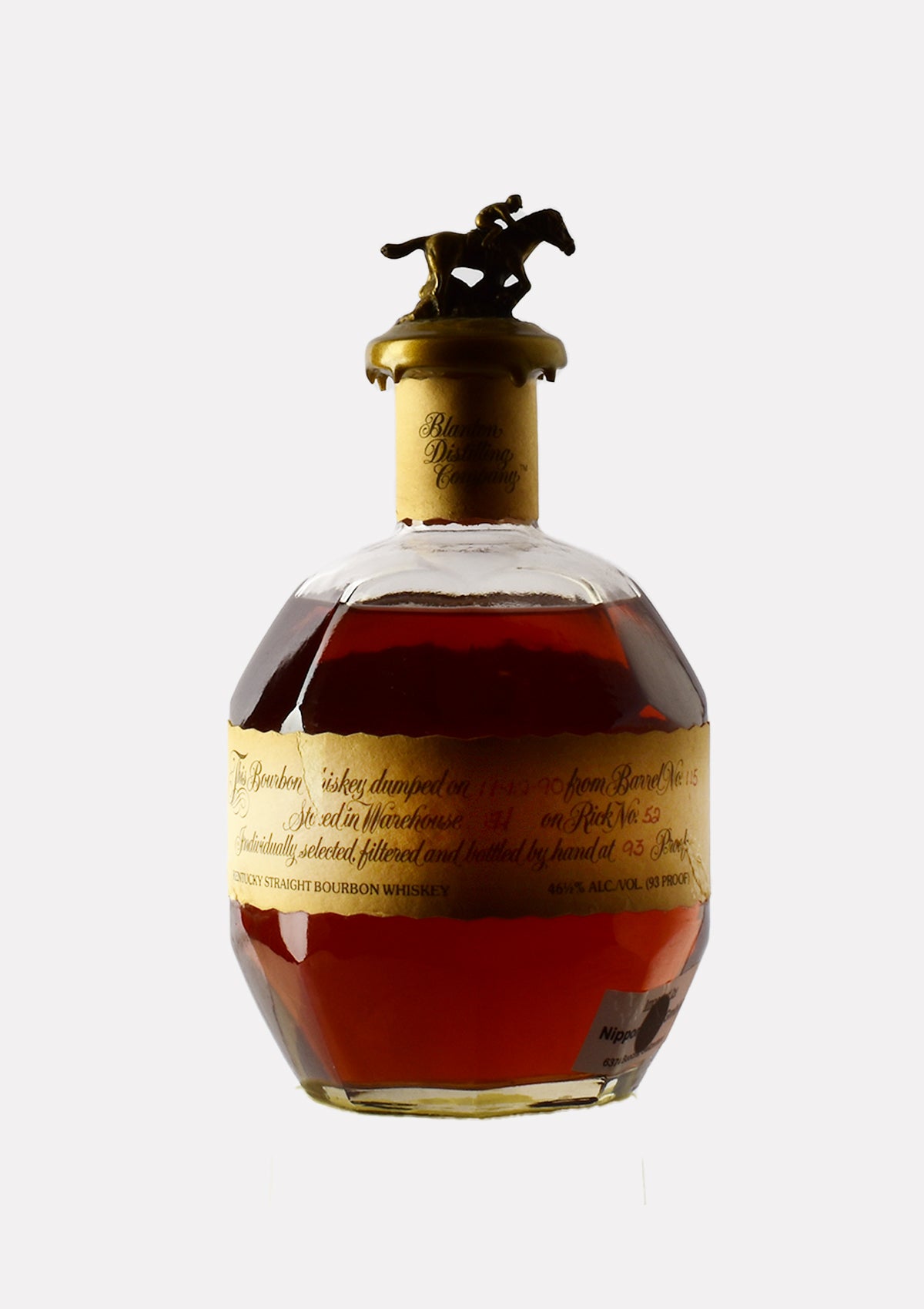 Blanton`s Kentucky Straight Bourbon Whiskey B:11.12.1990/ BN:115