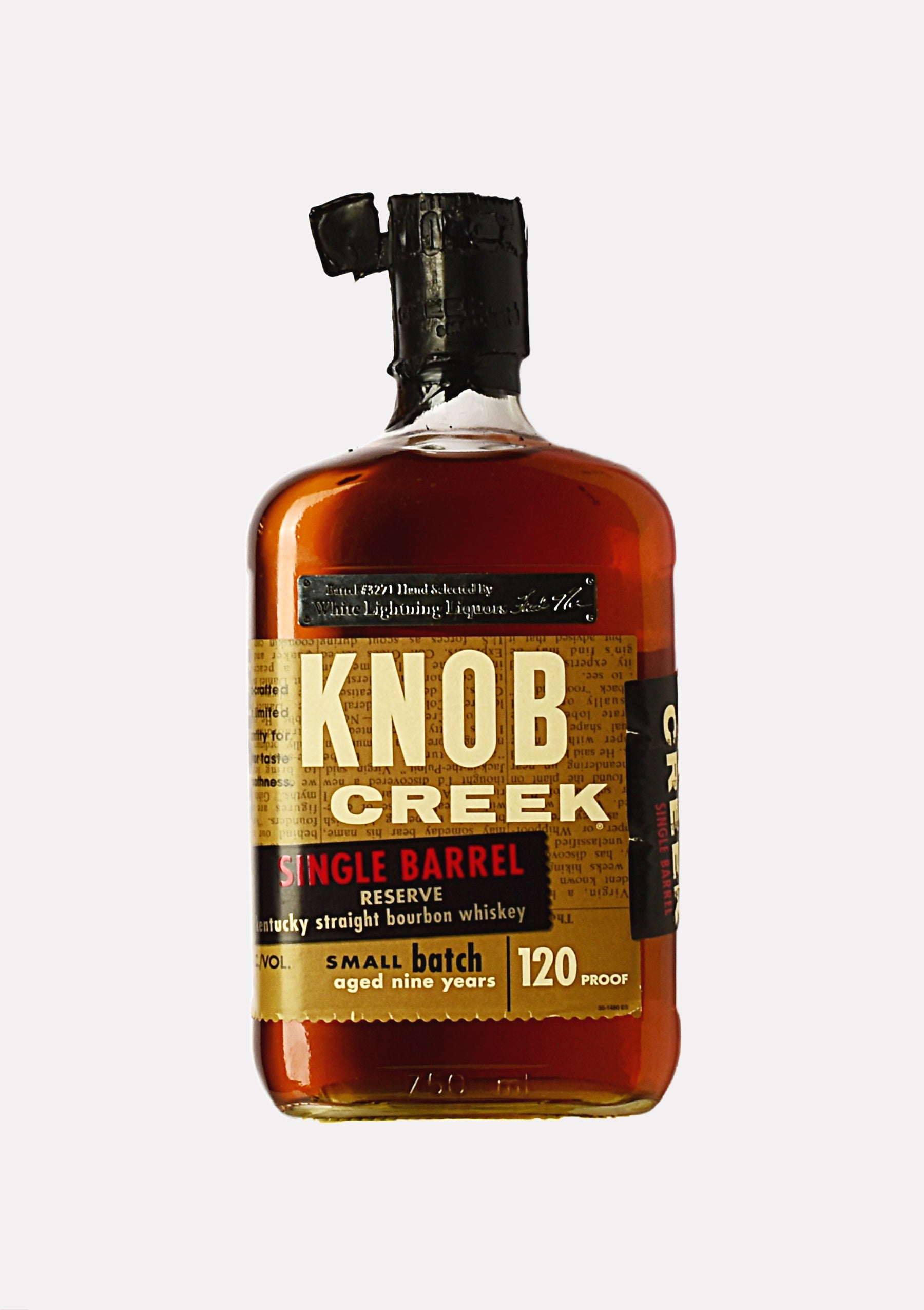 Knob Creek Single Barrel Reserve 9 Jahre White Lightning Liquors