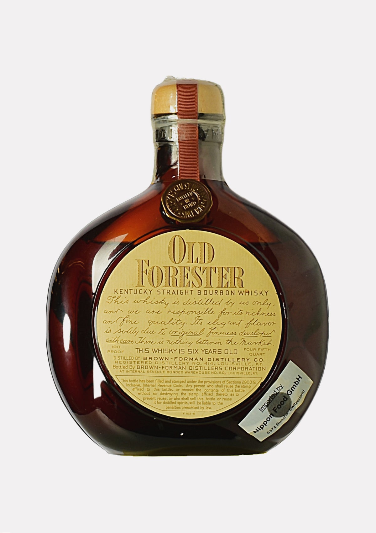 Old Forester Kentucky Straight Bourbon Whiskey 6 Jahre