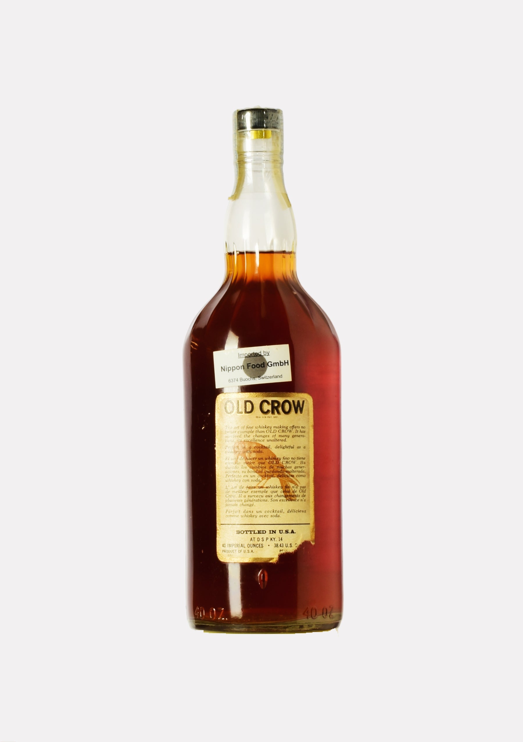 Old Crow Kentucky Straight Bourbon Whiskey 5 Jahre