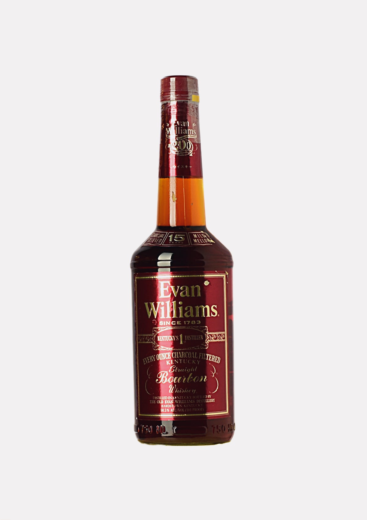 Evan Williams Kentucky Straight Bourbon Whiskey 15 Jahre