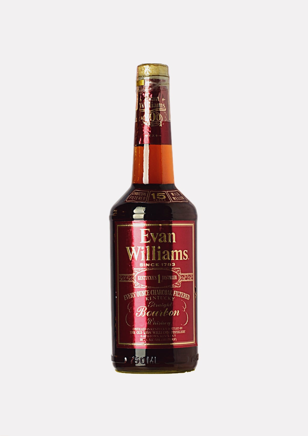 Evan Williams Kentucky Straight Bourbon WHiskey 15 Jahre