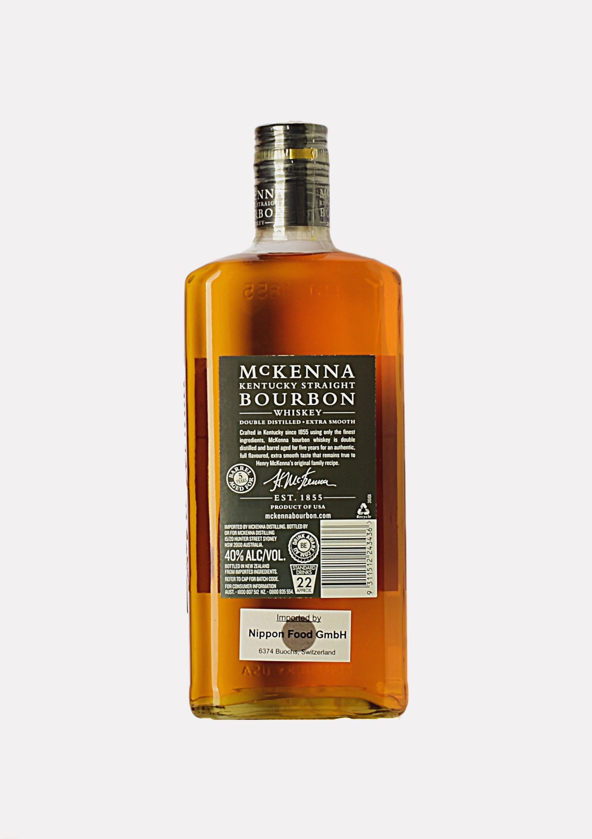 McKenna Kentucky Straight Bourbon Whiskey