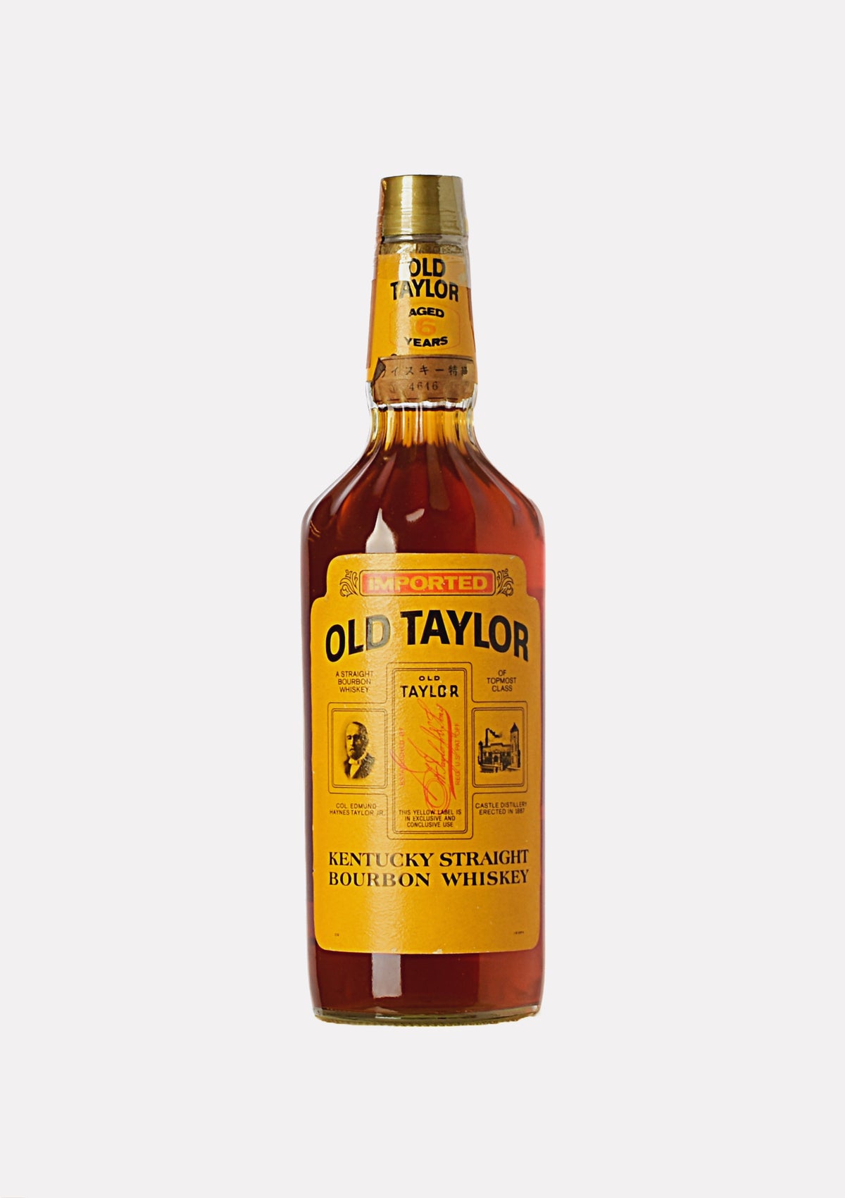 Old Taylor Kentucky Straight Bourbon Whiskey 6 Jahre