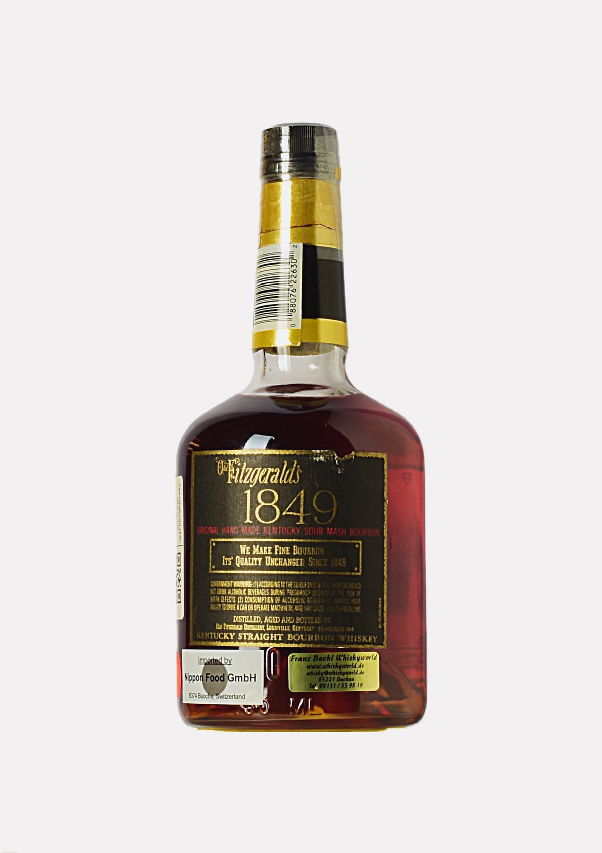 Old Fitzgerald`s 1849 Kentucky Straight Bourbon Whiskey 8 Jahre
