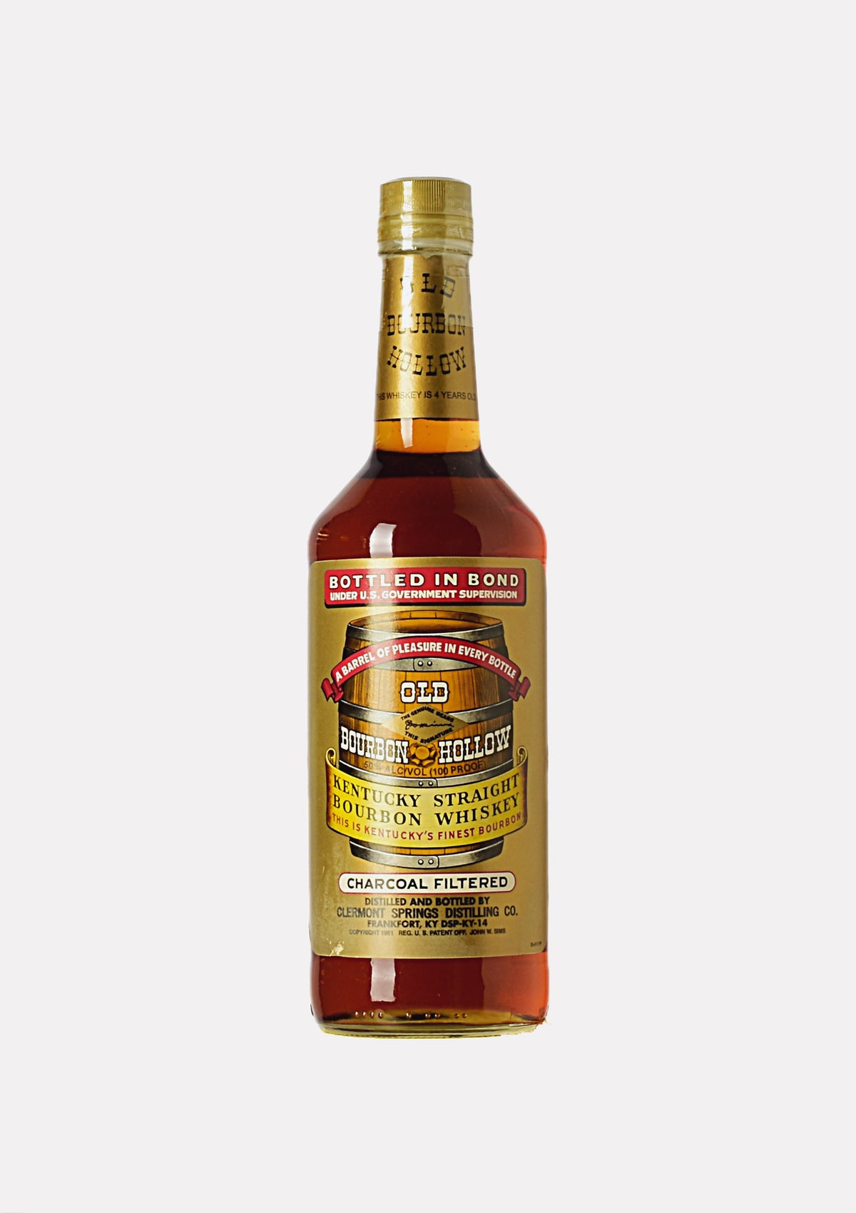 Old Bourbon Hollow Kentucky Straight Bourbon Whiskey