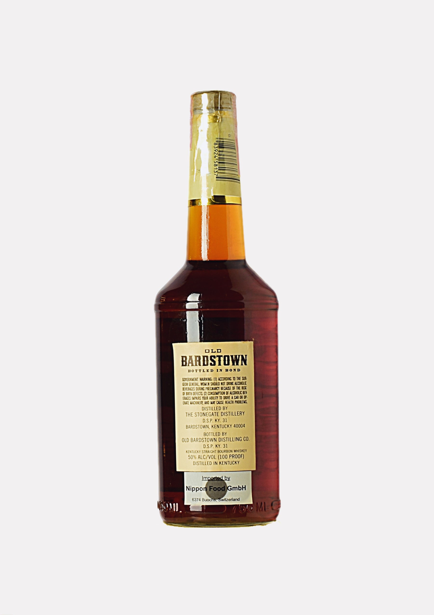 Old Bardstown Kentucky Straight Bourbon Whiskey Bottled in Bond