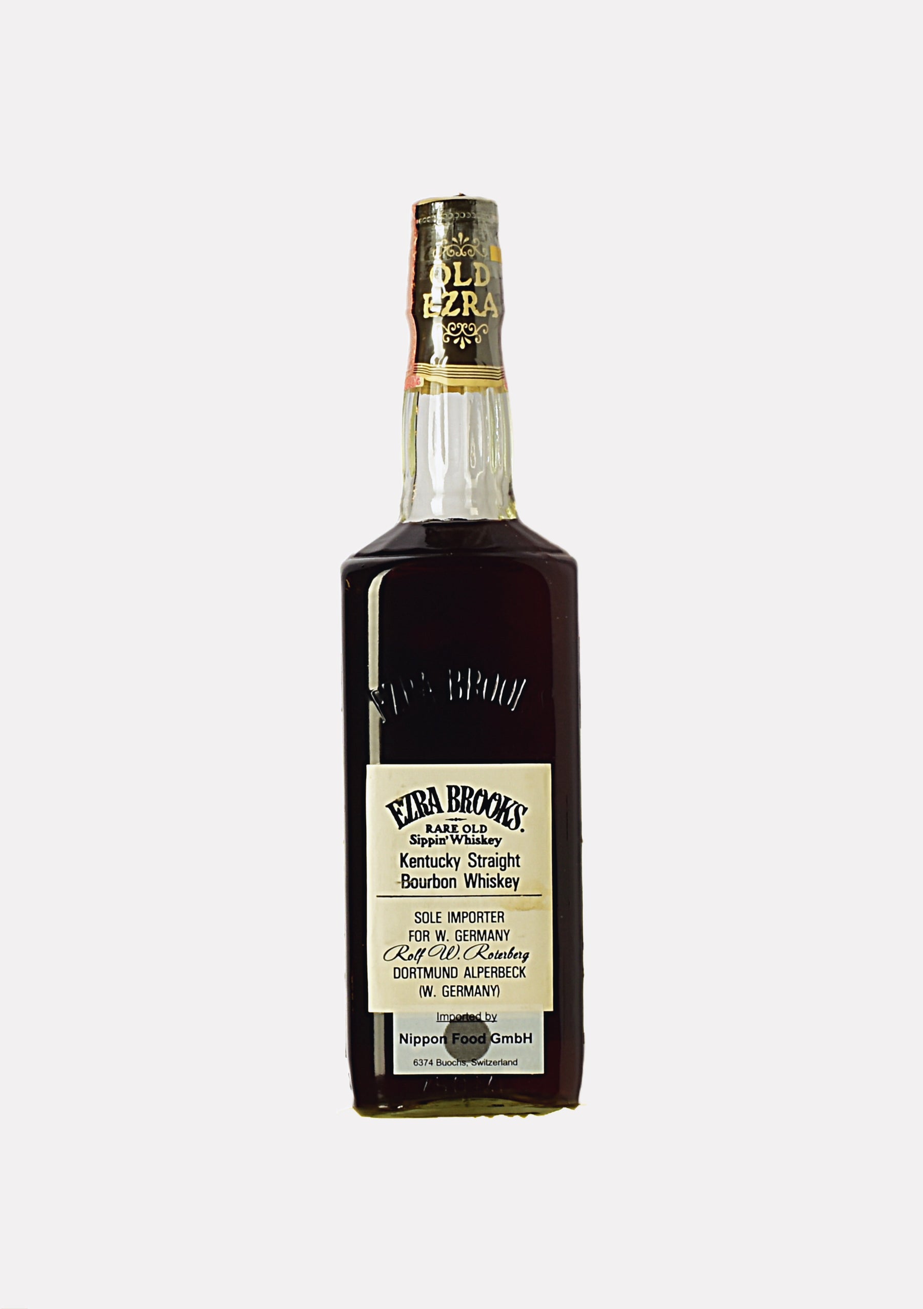 Ezra Brooks Rare Old Sippin Whiskey Genuine Sour Mash 15 Jahre