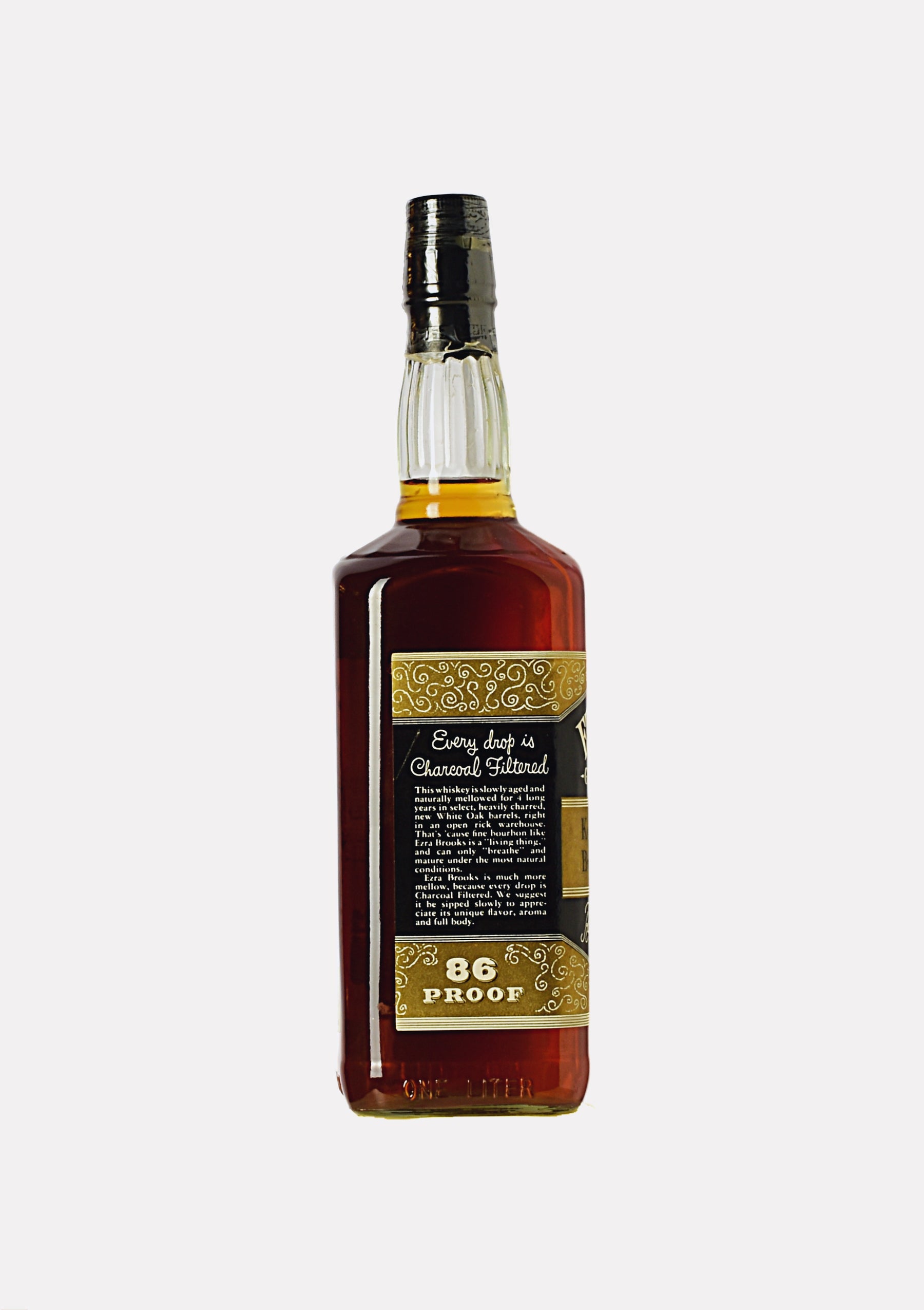 Ezra Brooks Real Sippin Whiskey Kentucky Straight Bourbon Whiskey