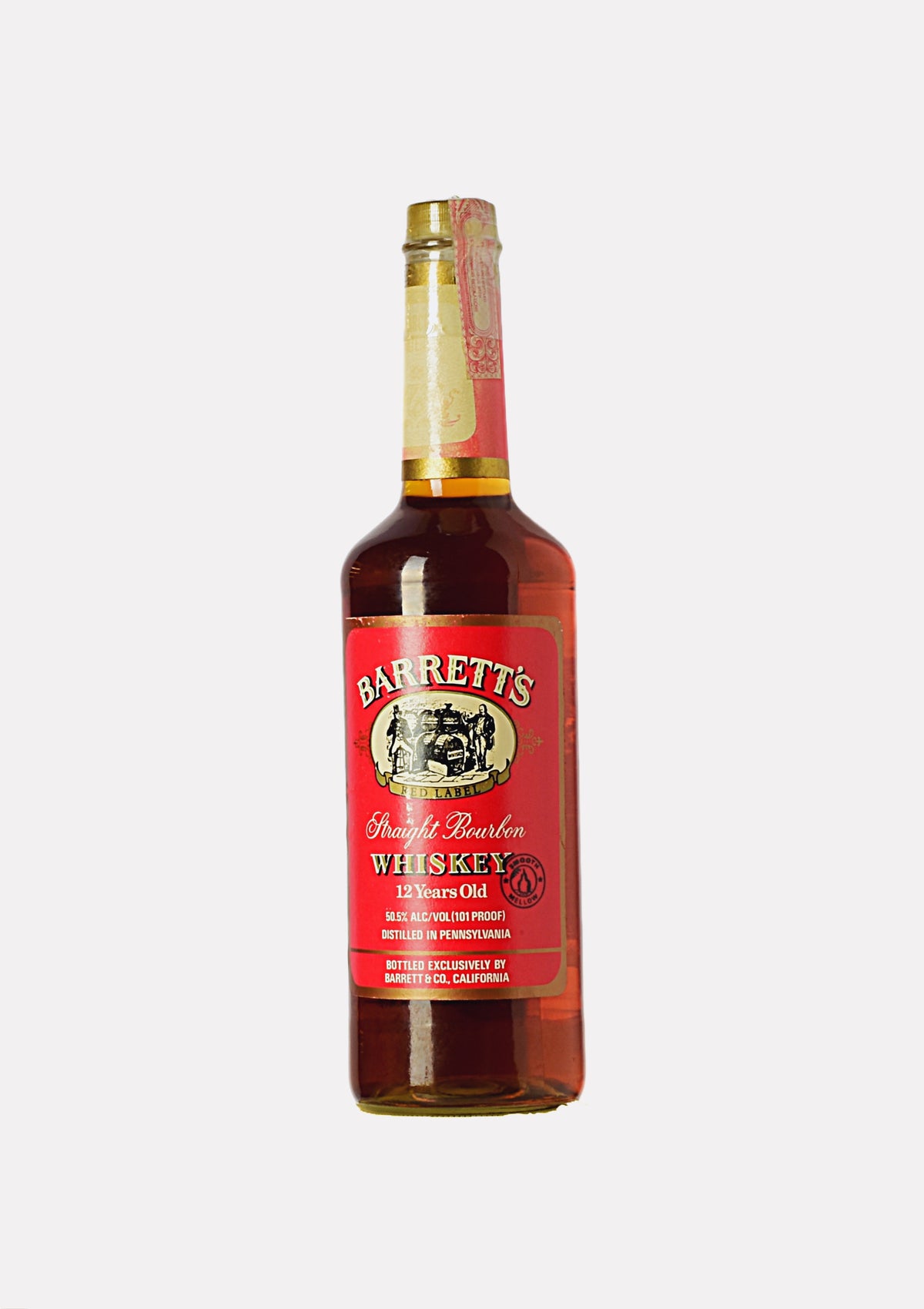 Barrett`s Straight Bourbon Whiskey 12 Jahre