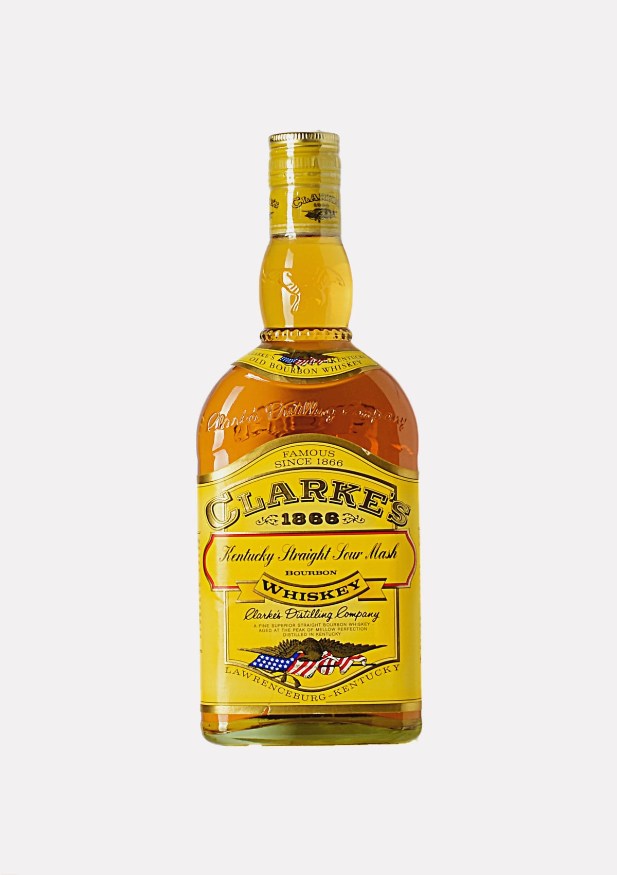 Clarke`s 1866 Kentucky Straight Sour Mash Bourbon Whiskey