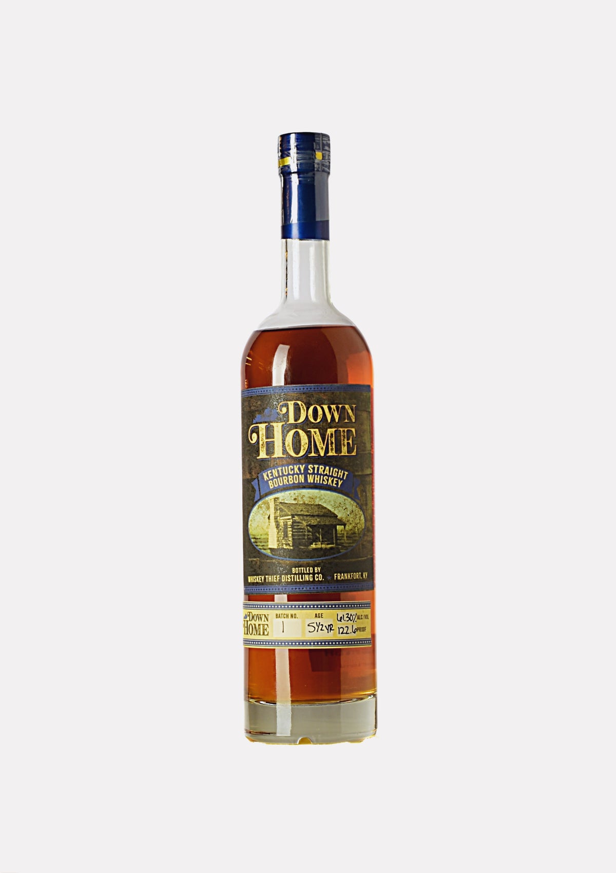 Down Home Kentucky Straight Bourbon Whiskey 5 1/2 Jahre Batch 1