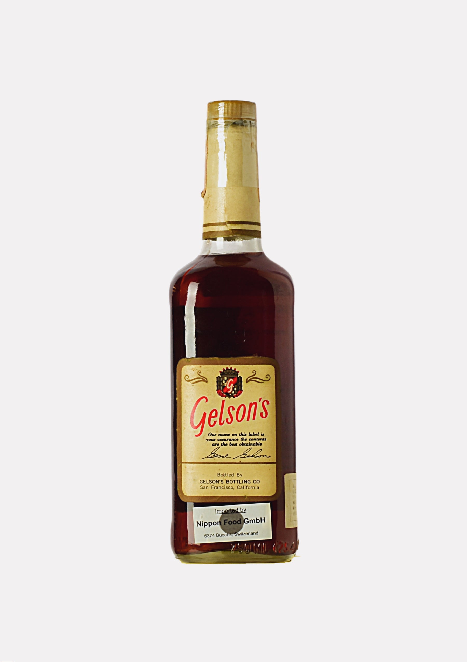 Gelson`s Kentucky Straight Bourbon Whiskey 8 Jahre