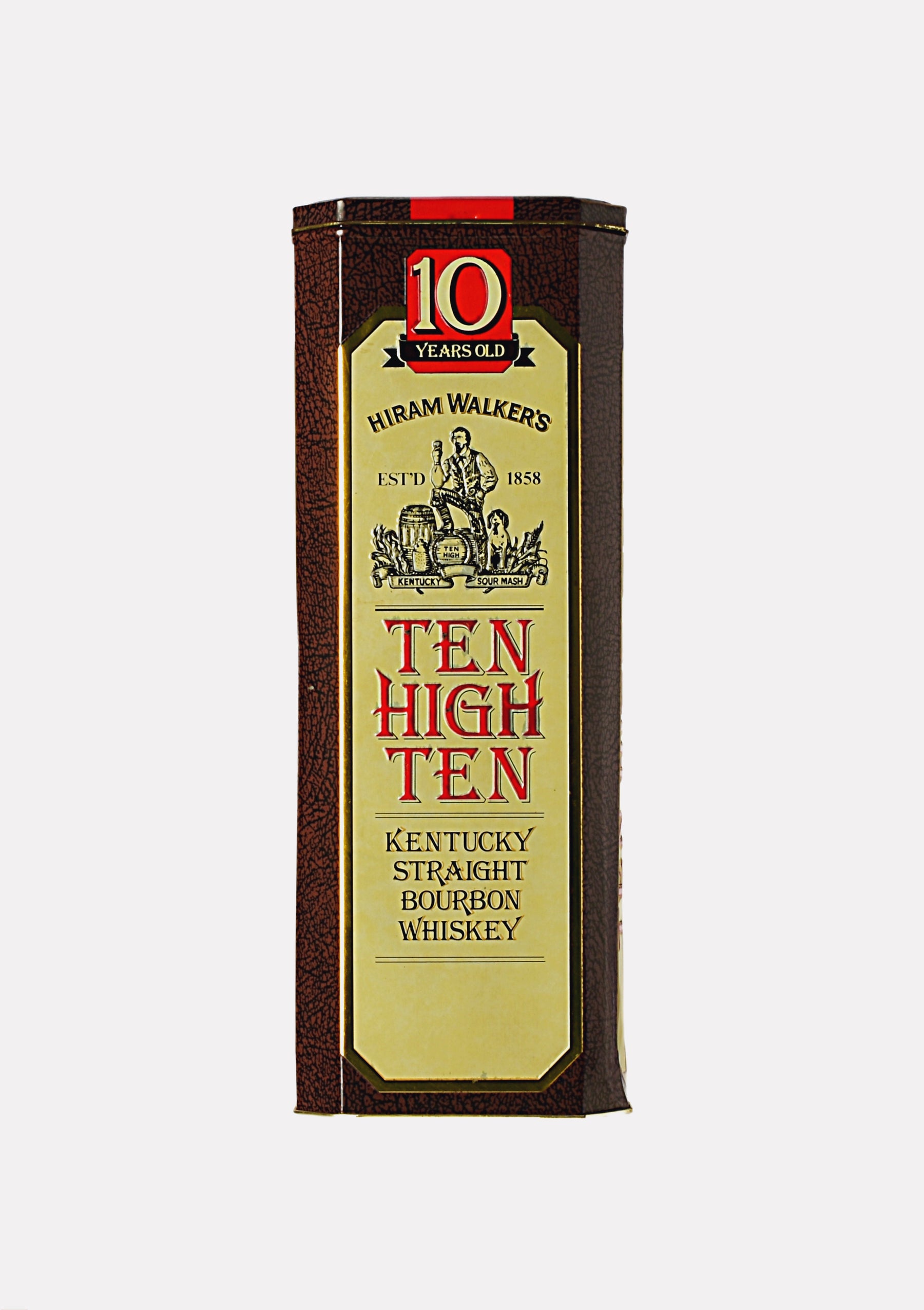 Hiram Walker`s Ten High Ten Kentucky Straight Bourbon Whiskey 10 Jahre