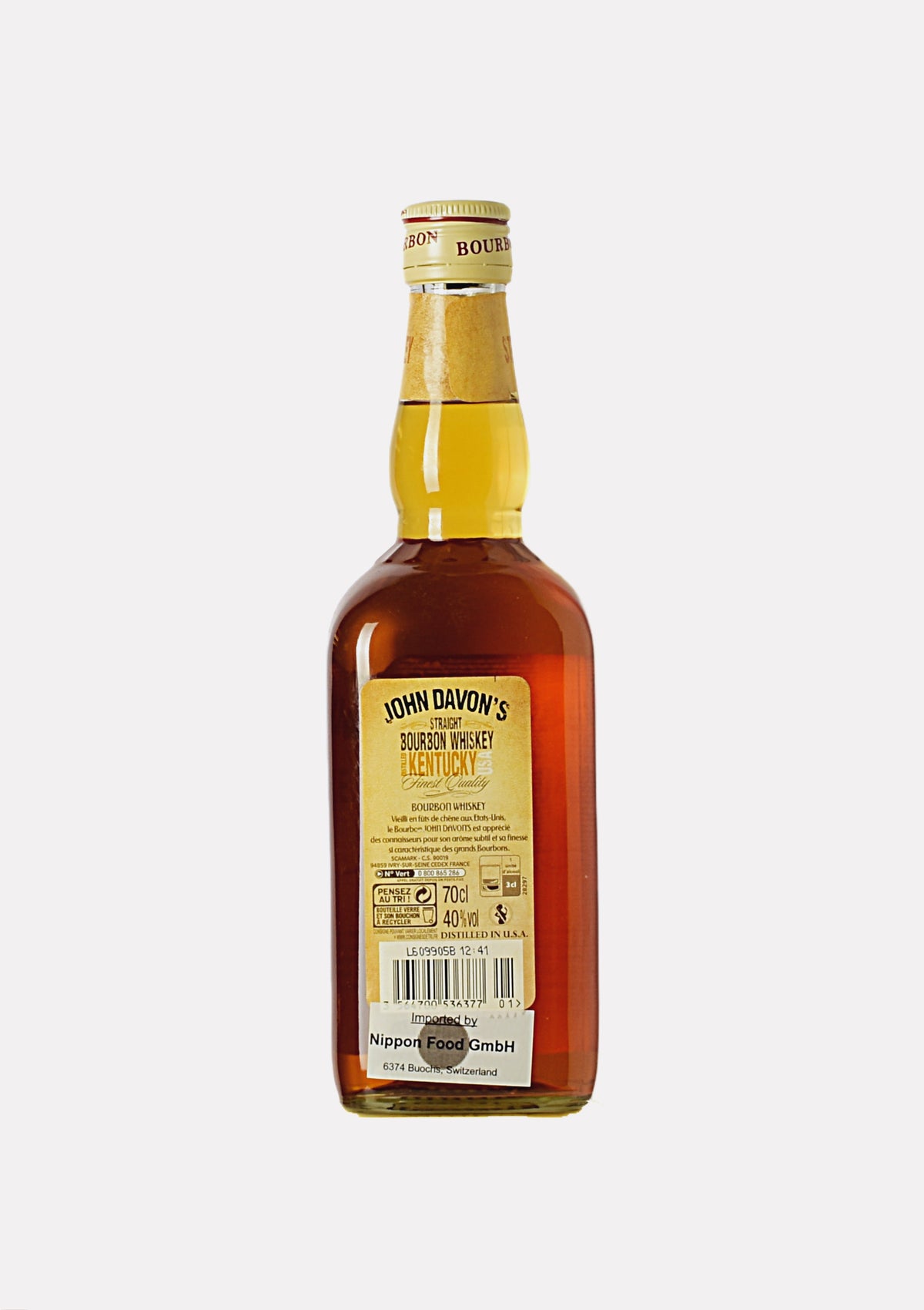 John Davon`s Straight Bourbon Whiskey