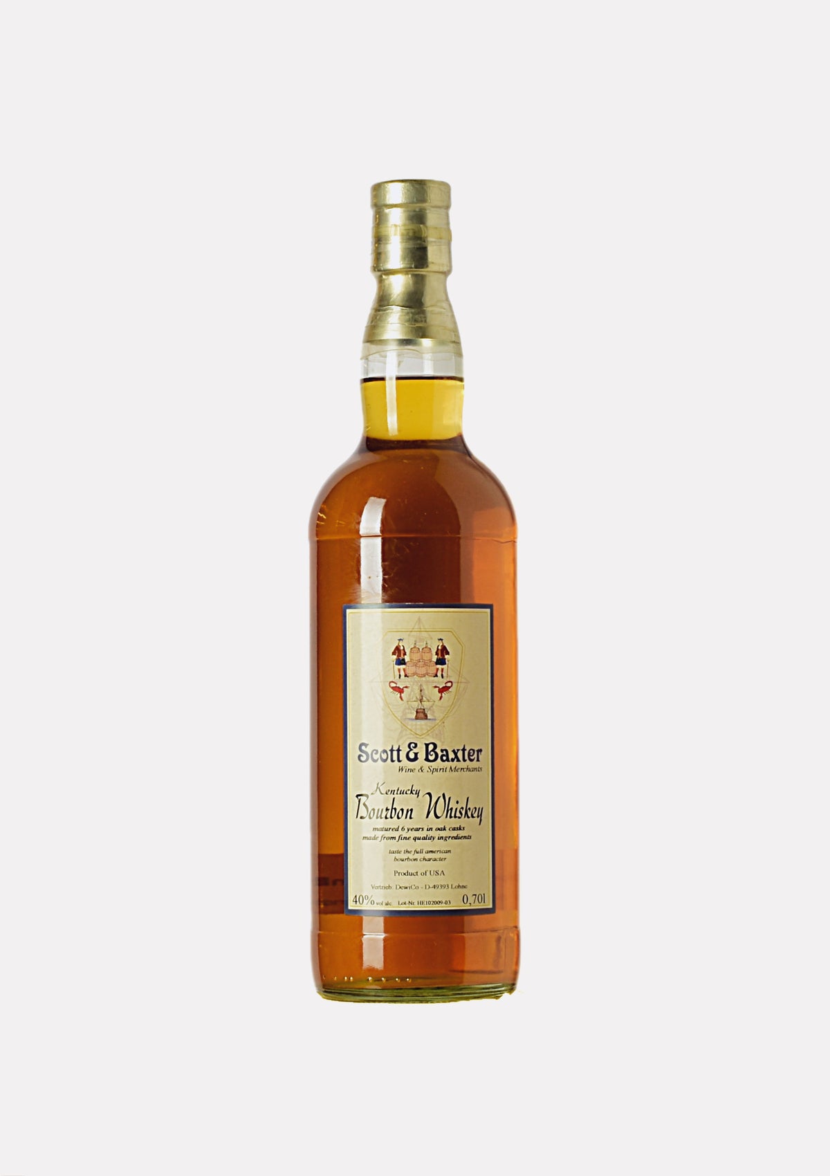 Scott & Baxter Kentucky Bourbon Whiskey 6 Jahre