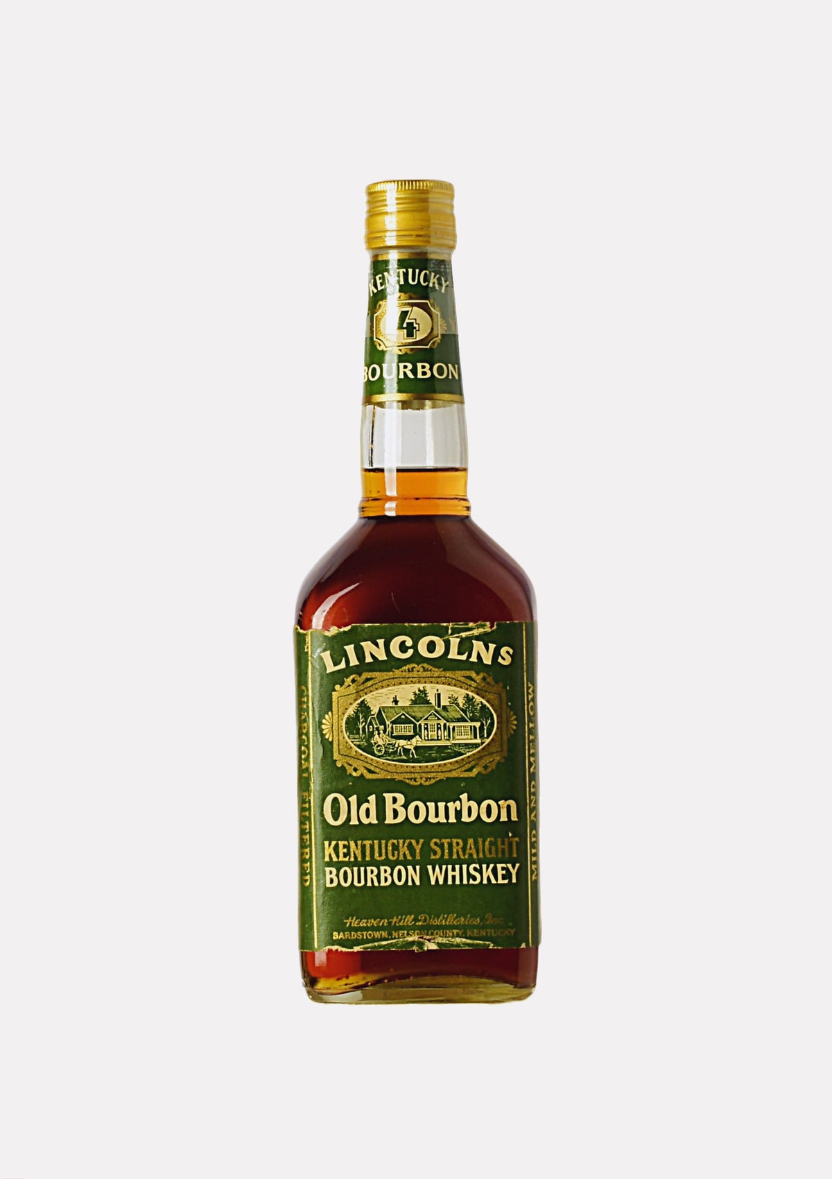 Lincolns Old Bourbon Kentucky Straight Bourbon Whiskey