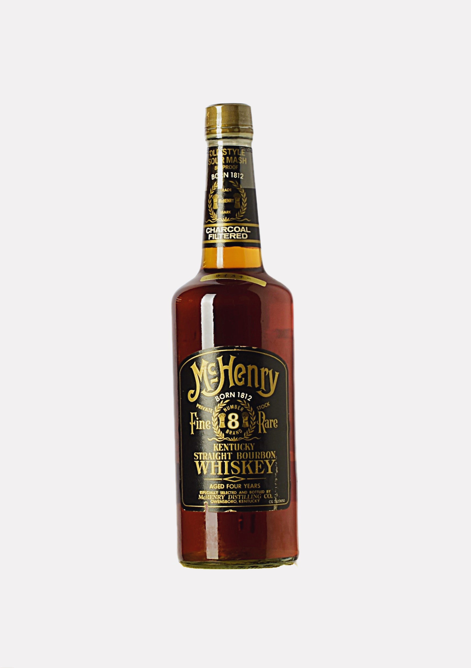 Mc Henry Number 8 Brand Kentucky Straight Bourbon Whiskey