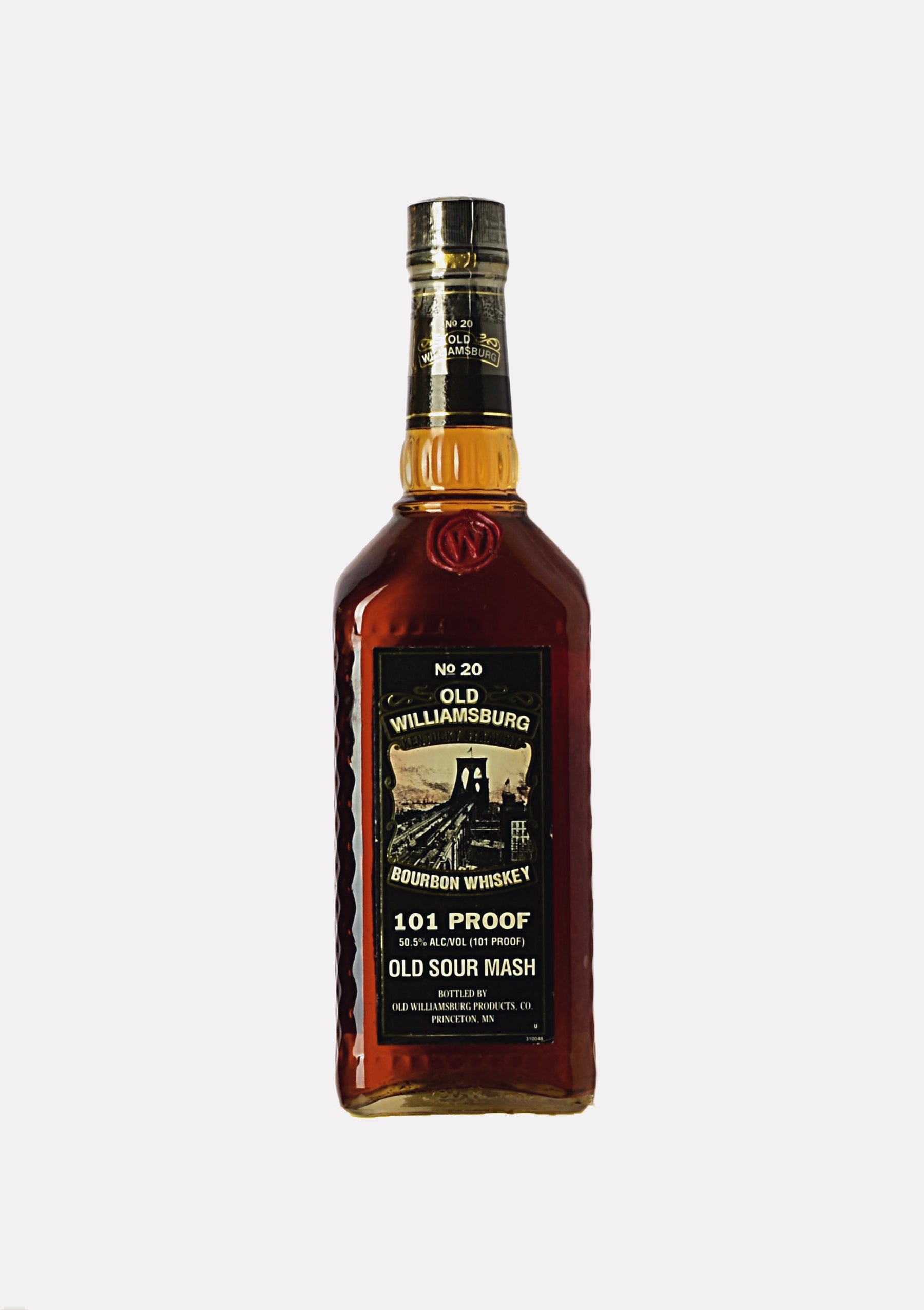 Old Williamsburg No. 20 Bourbon Whiskey 101 Proof