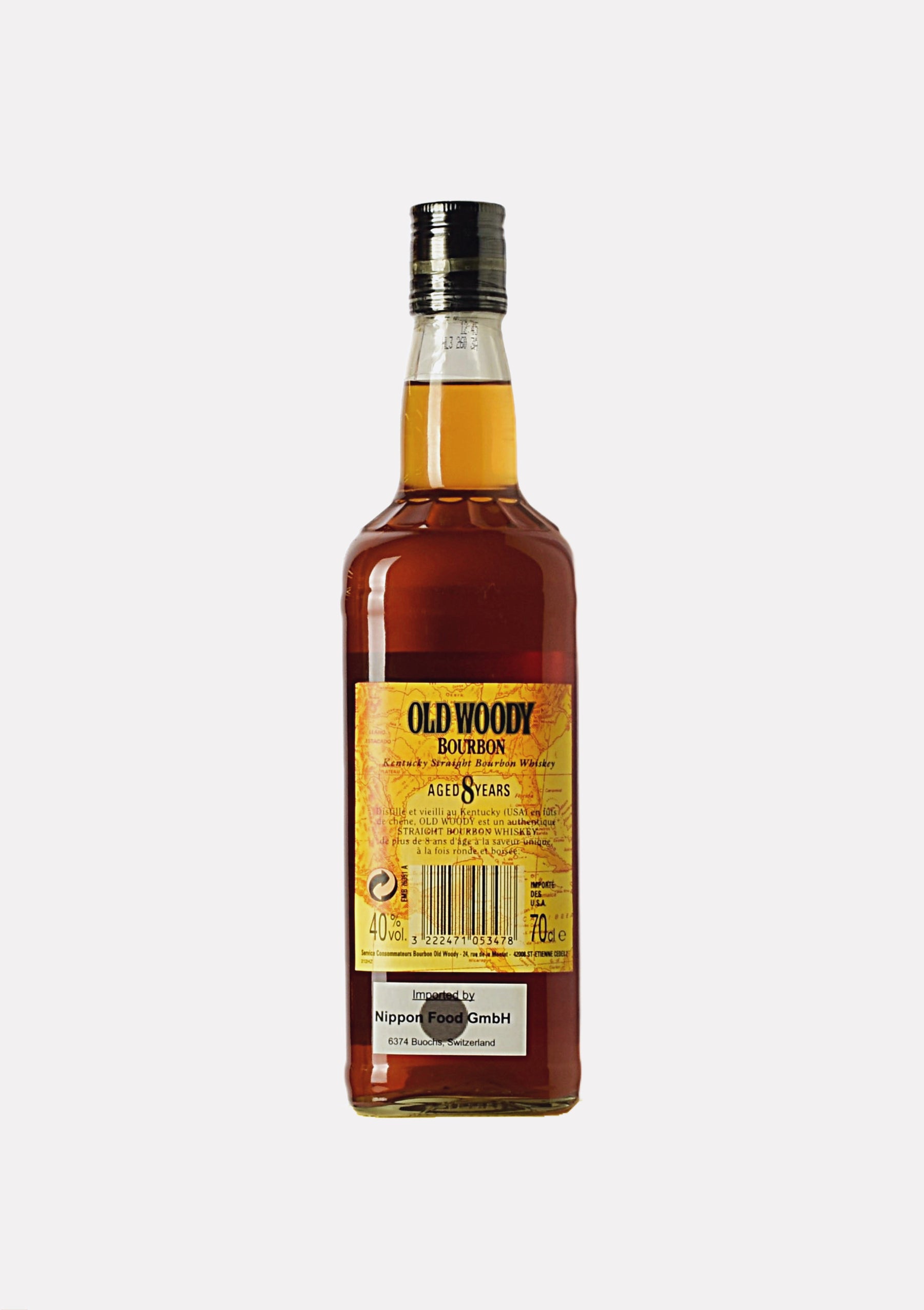 Old Woody Bourbon 8 Jahre Kentucky Straight Bourbon Whiskey