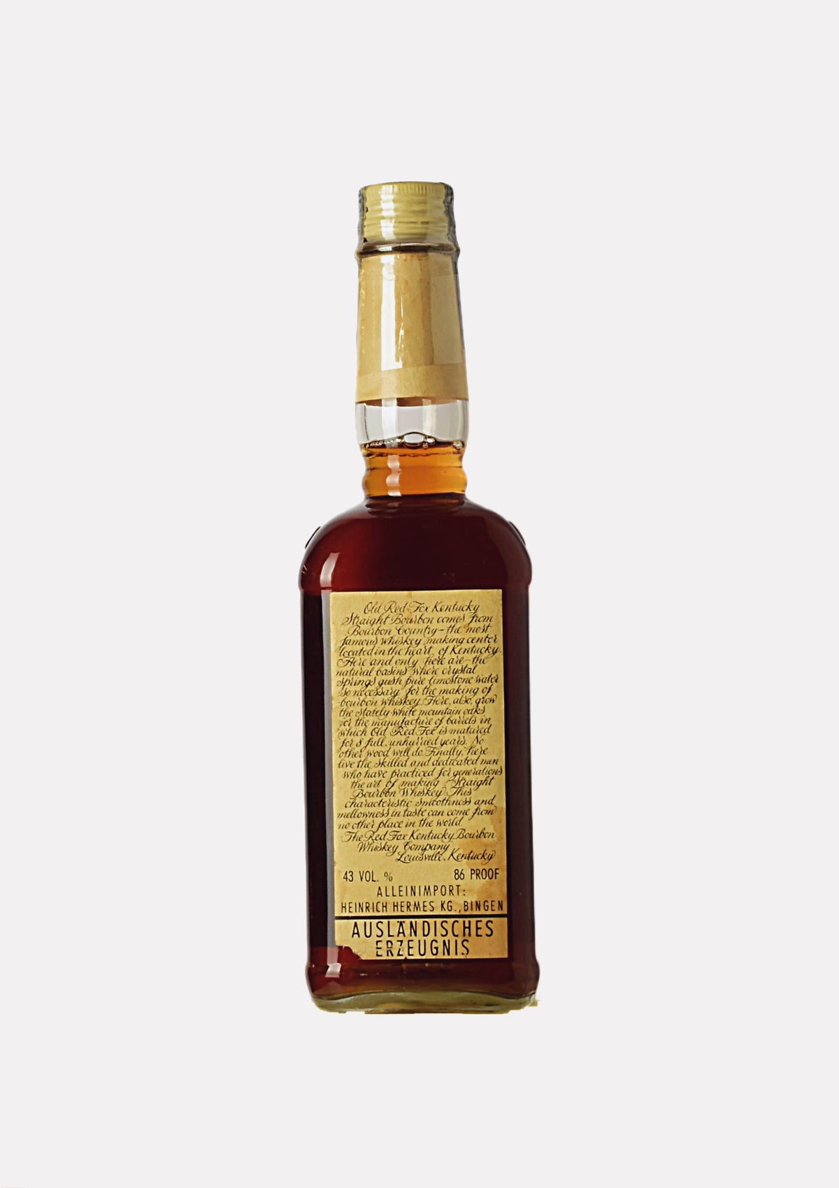 Old Red Fox Kentucky Straight Bourbon Whiskey
