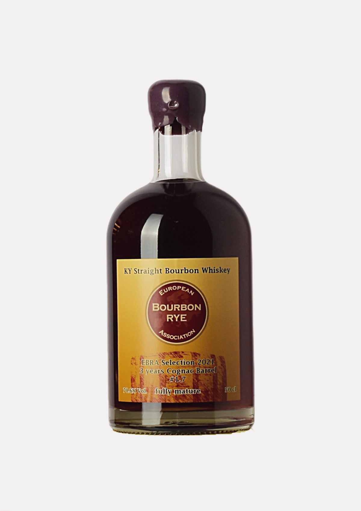 EBRA Selection 2021 Straight Bourbon Whiskey 3 years Cognac Barrel 1.7