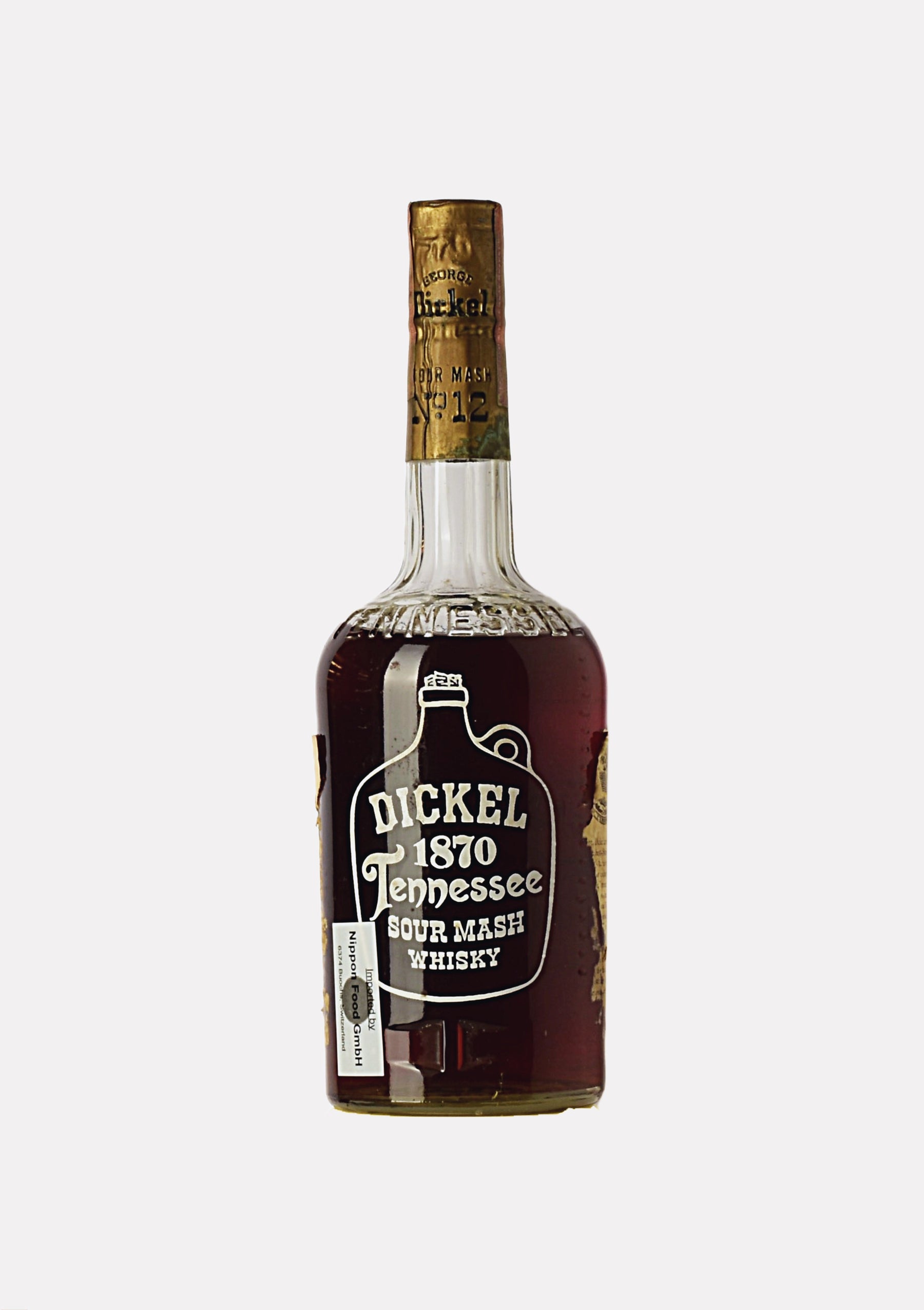 George Dickel Tennessee Sour Mash Whisky Old No. 12 Brand