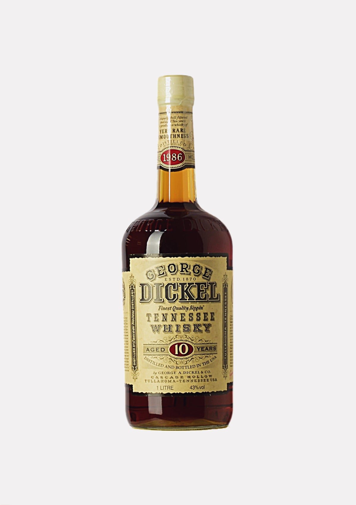 George Dickel Tennessee Whisky 10 Jahre