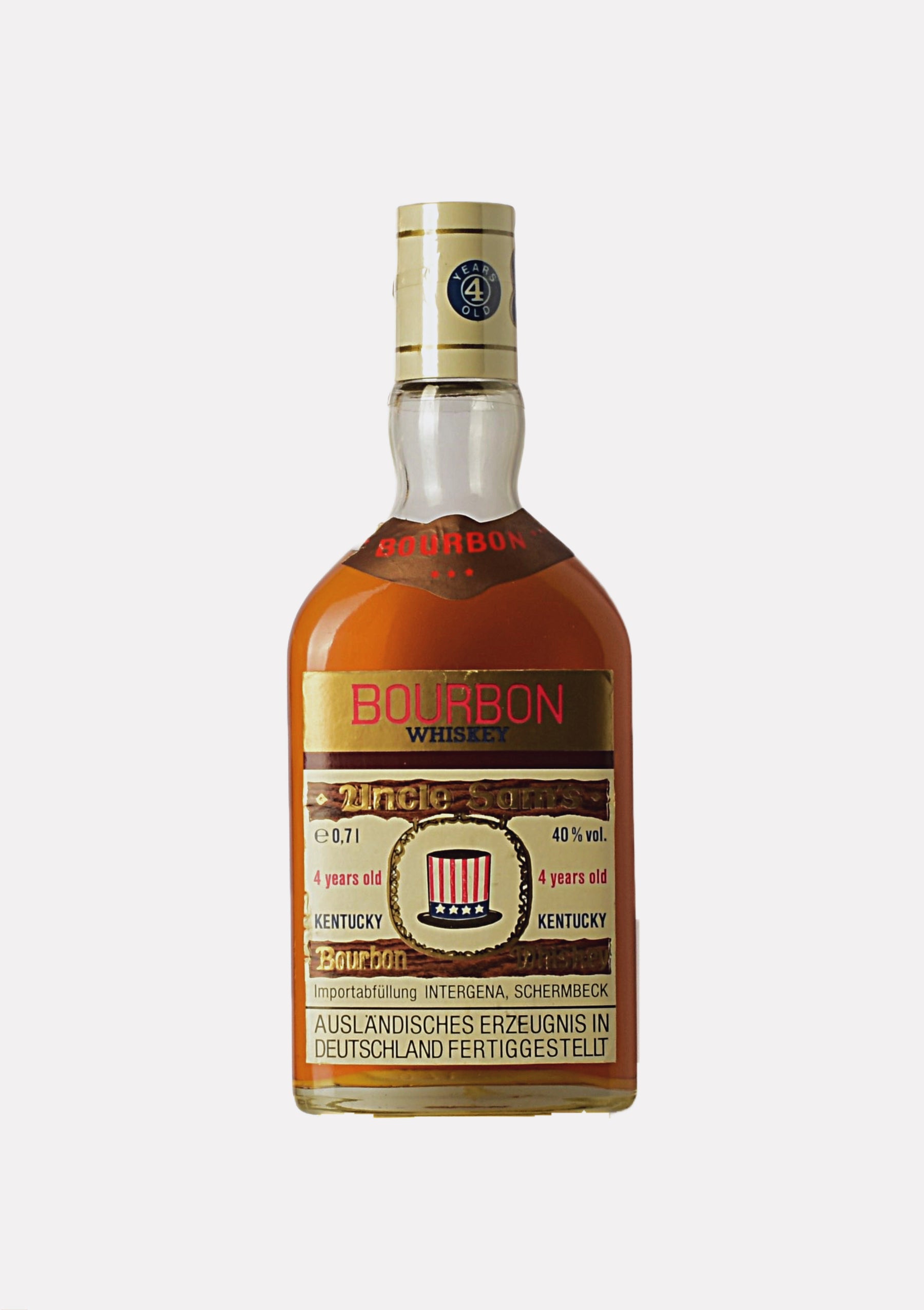 Uncle Sam`s Bourbon Whiskey 4 Jahre