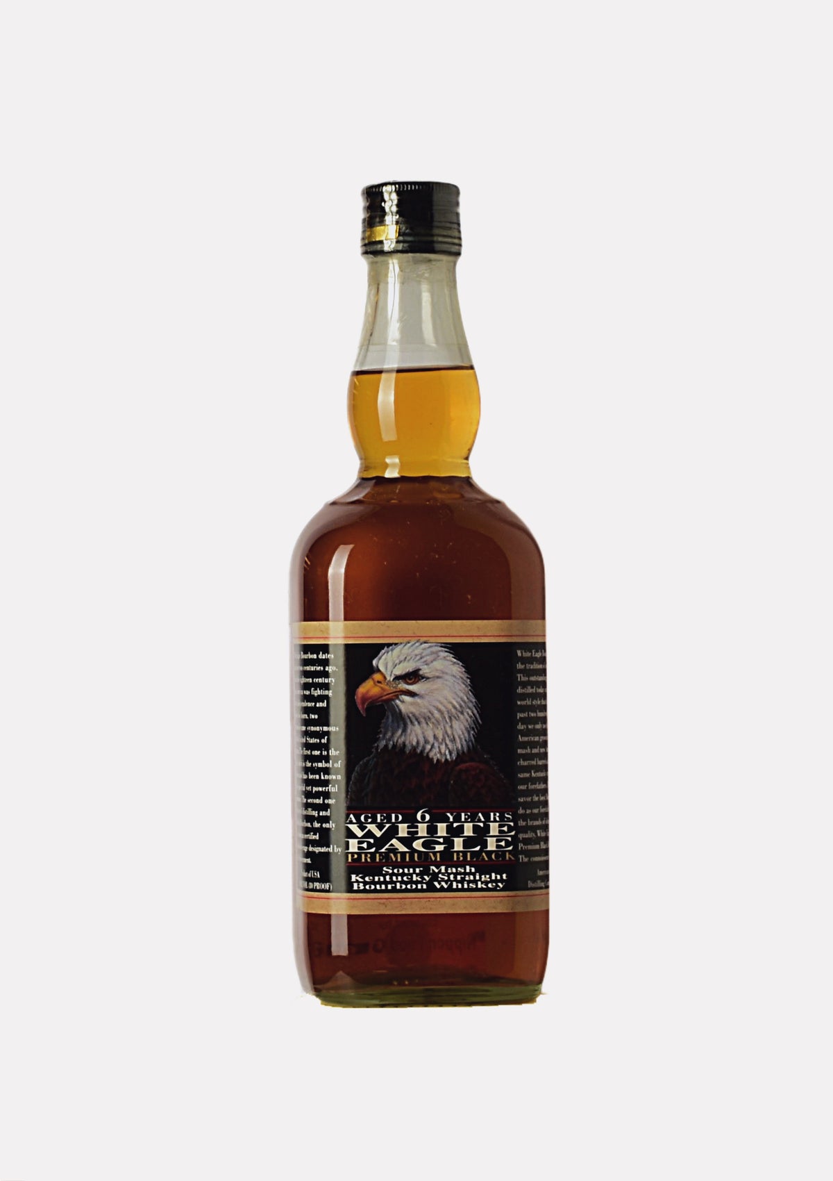 White Eagle Premium Black Sour Mash Kentucky Straight Bourbon Whiskey 6 Jahre