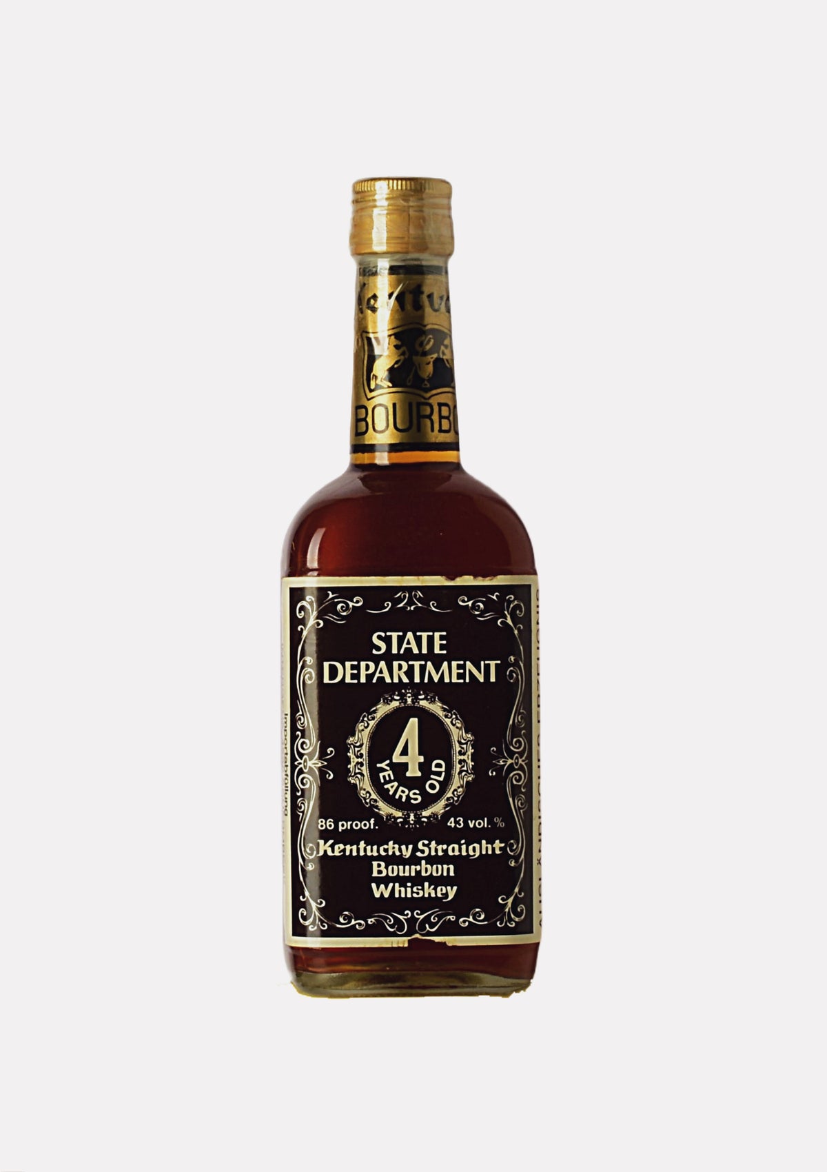 State Department Kentucky Straight Bourbon Whiskey 4 Jahre