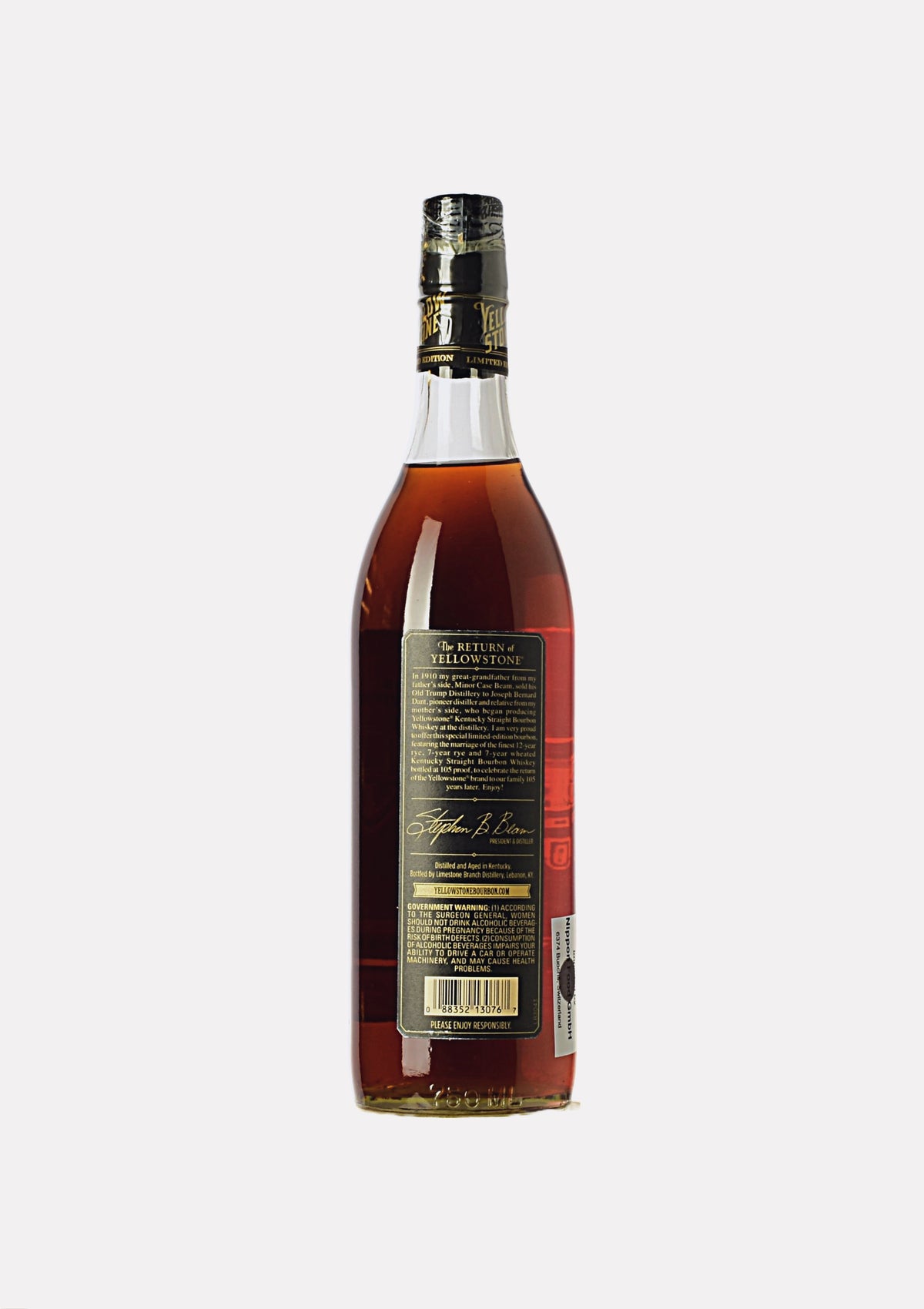 Yellostone Limited Edition 2015 Kentucky Straight Bourbon Whiskey 7 Jahre