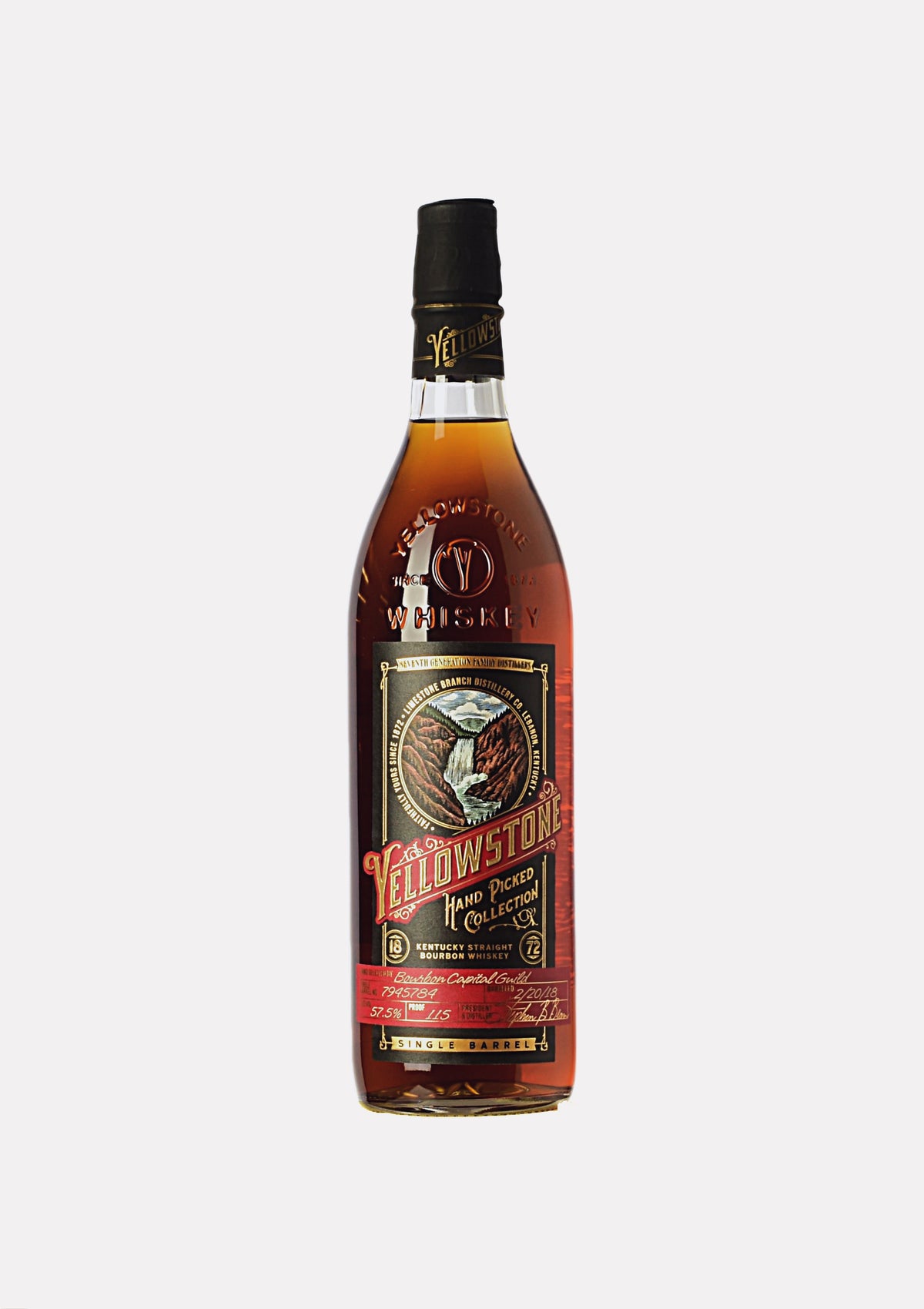 Yellowstone Single Barrel  Kentucky Straight Bourbon Whiskey
