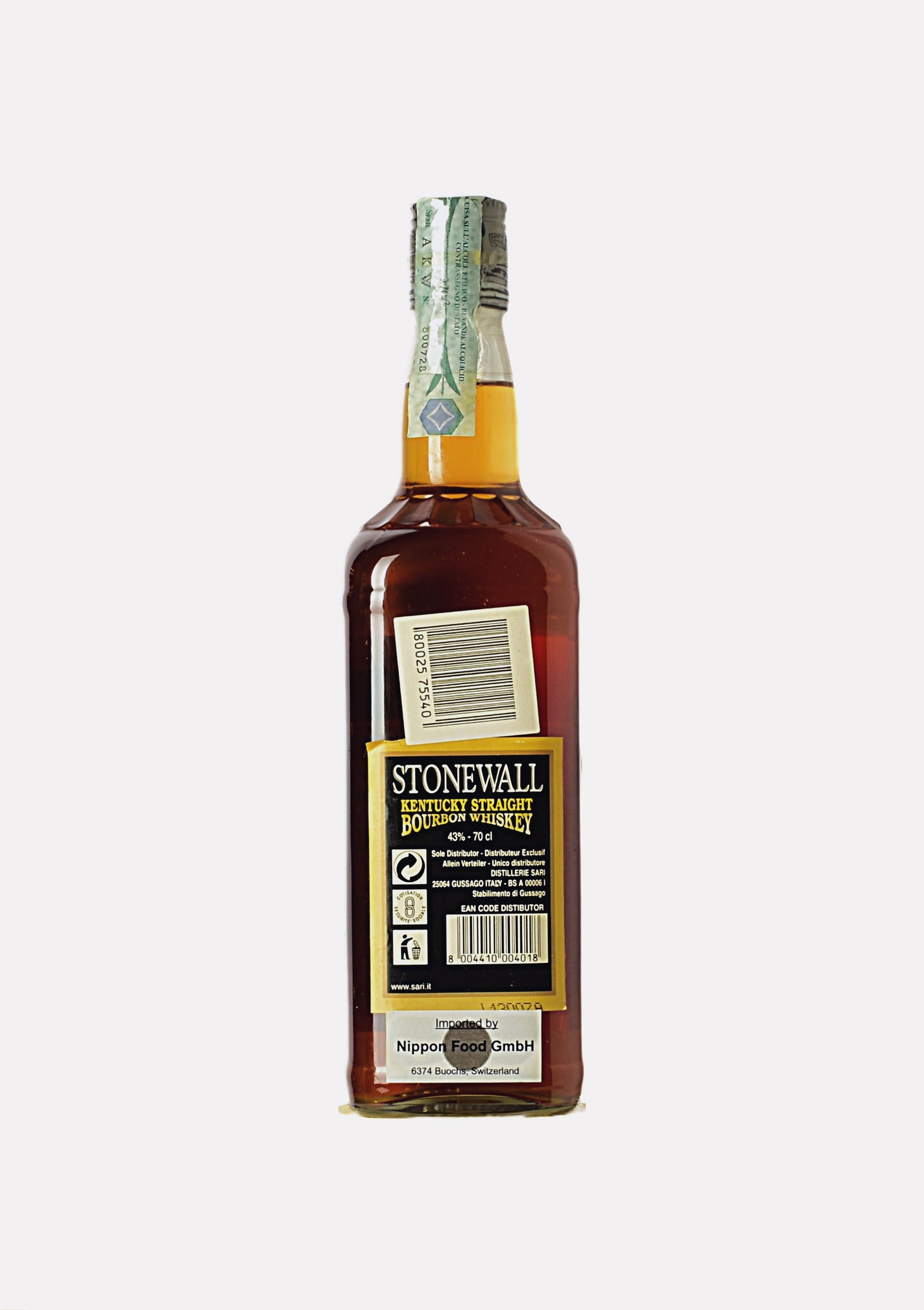 Stonewall 1999 Reserve Kentucky Straight Bourbon Whiskey