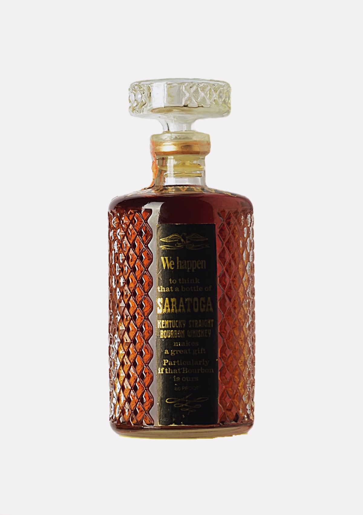 Saratoga Kentucky Straight Bourbon Whiskey