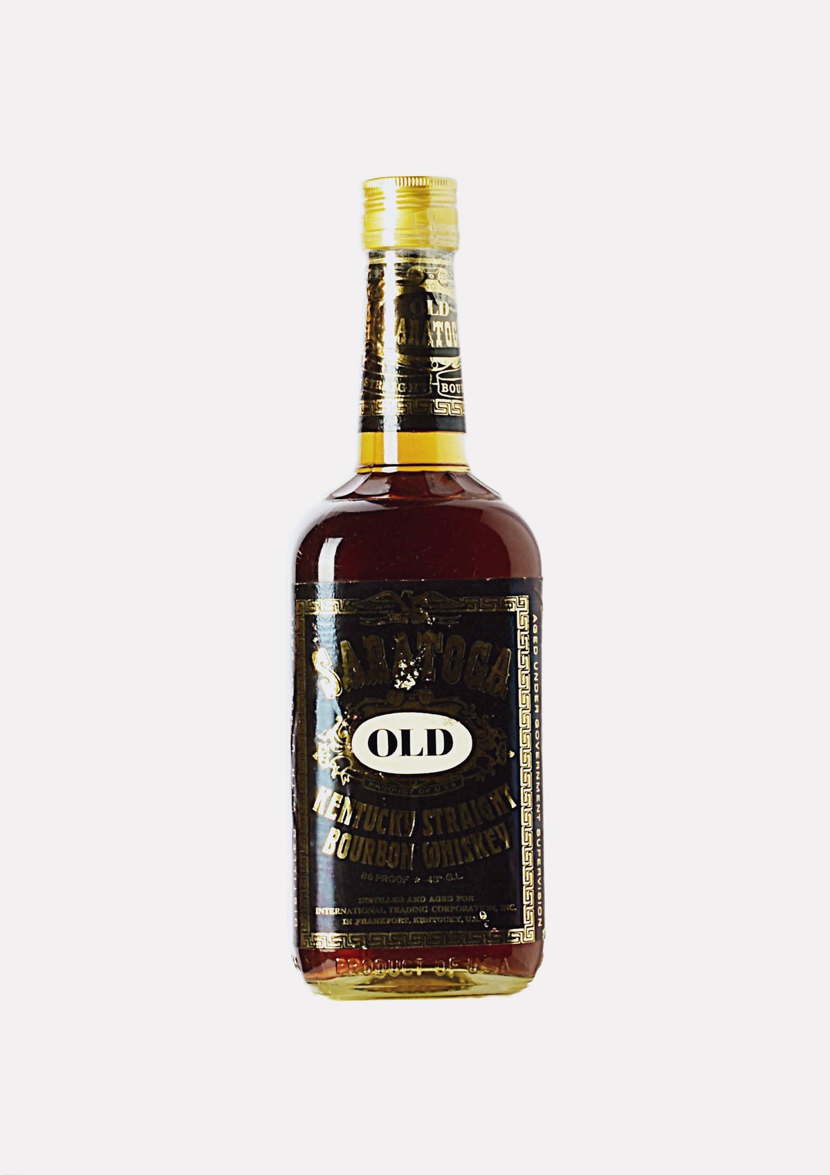 Saratoga Old Kentucky Straight Bourbon Whiskey