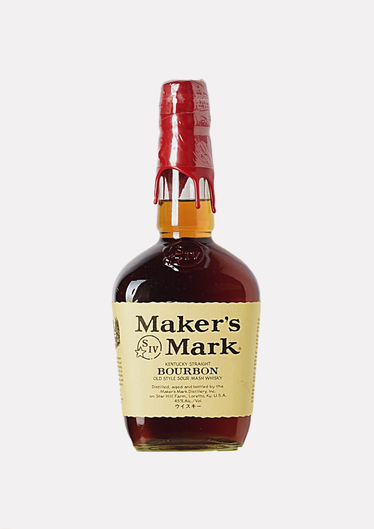 Maker`s Mark Kentucky Straight Bourbon Old Style Sour Mash Whiskey (Japan Version)