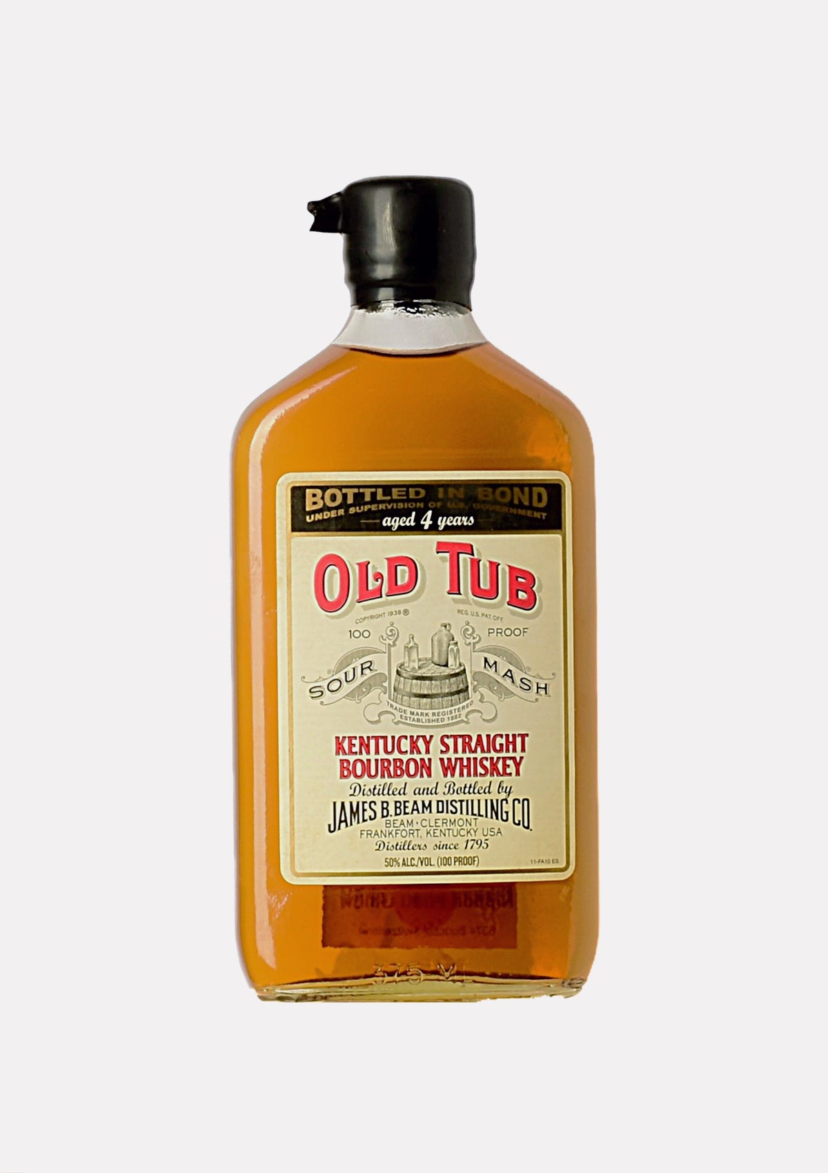 Old Tub Kentucky Straight Bourbon Whiskey Bottled in Bond 37.5 cl.